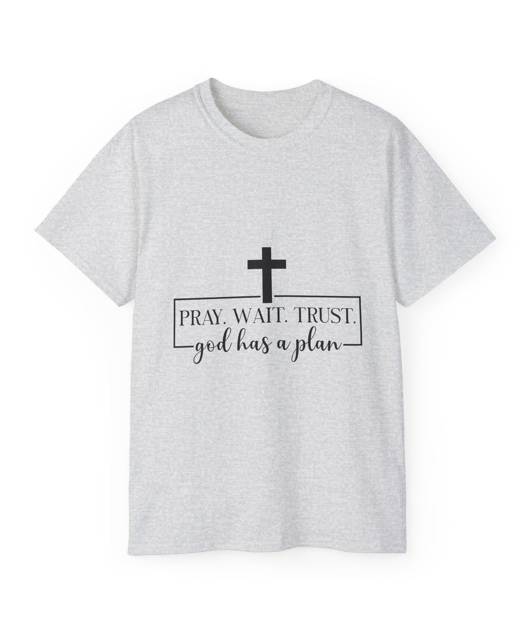 Unisex God has a plan Tee - Inspirational Casual Wear, Christian T-Shirt, Motivational Gift, Faith-Based Apparel, Everyday Comfort - Gallory Hive