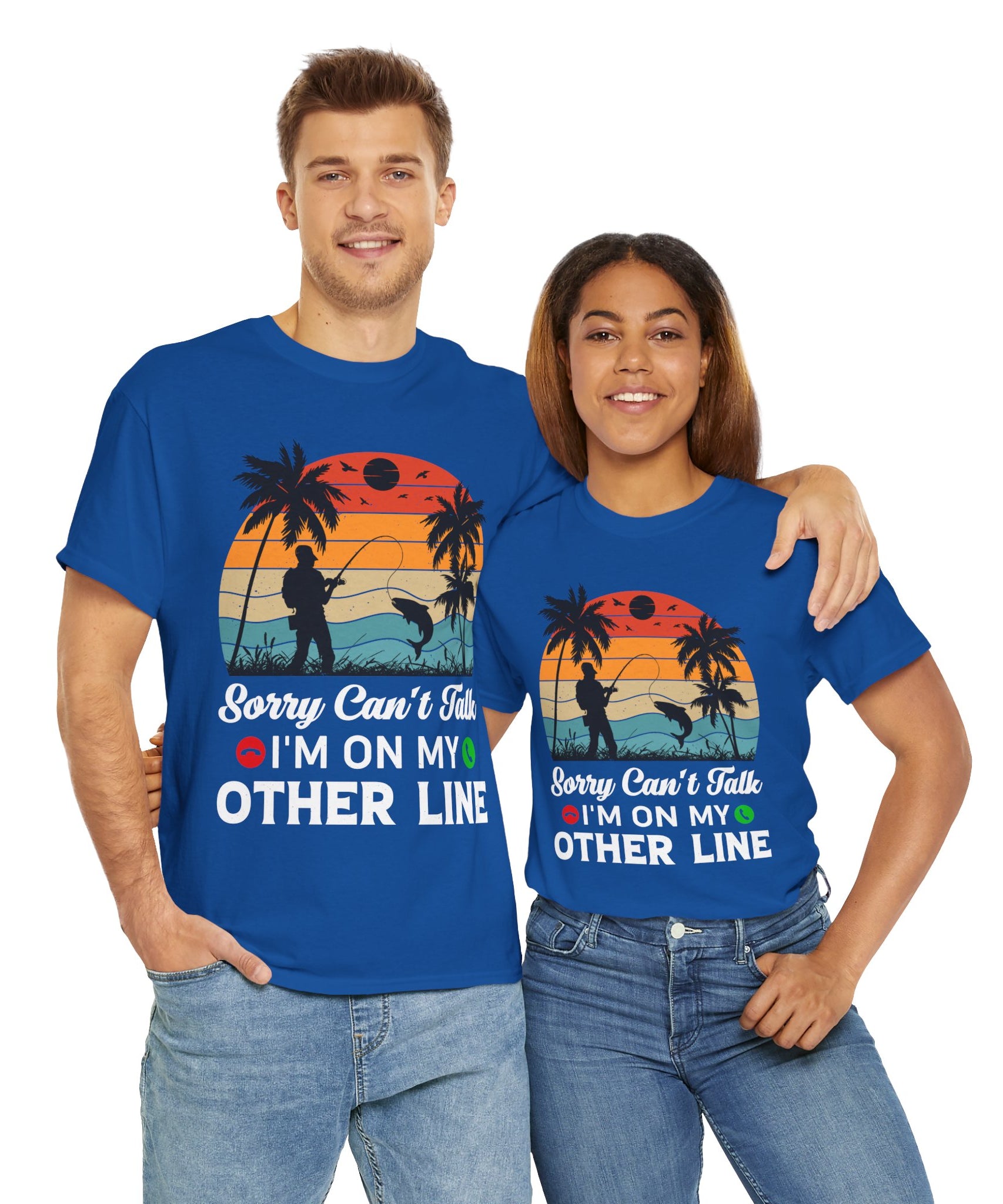 Funny Fishing T-Shirt – On My Other Line