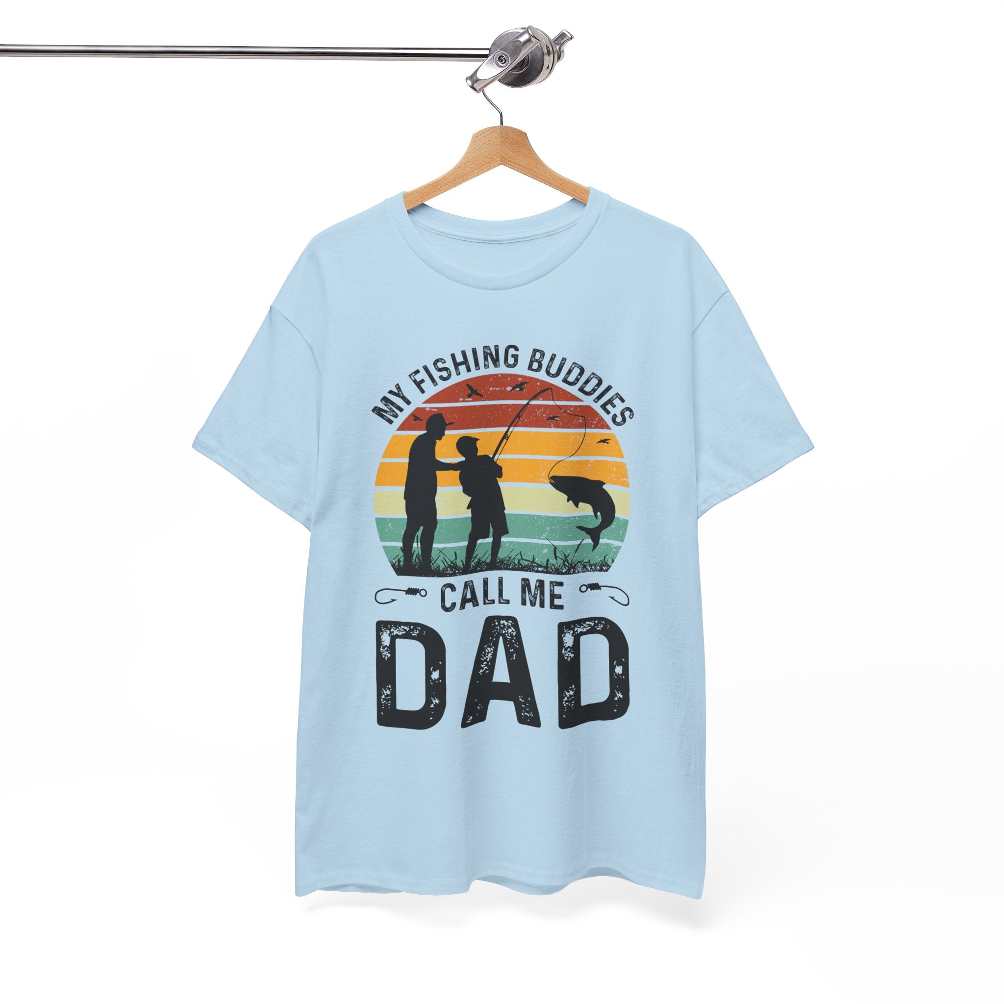 Vintage Dad & Kid Fishing Shirt