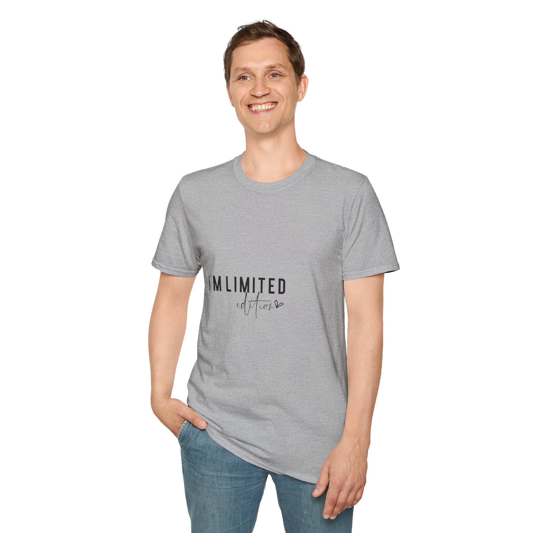 Unisex T-Shirt – "I'm Limited Edition" Statement Graphic Tee - Positive Affirmation Shirt for Friends, Inspirational Tee