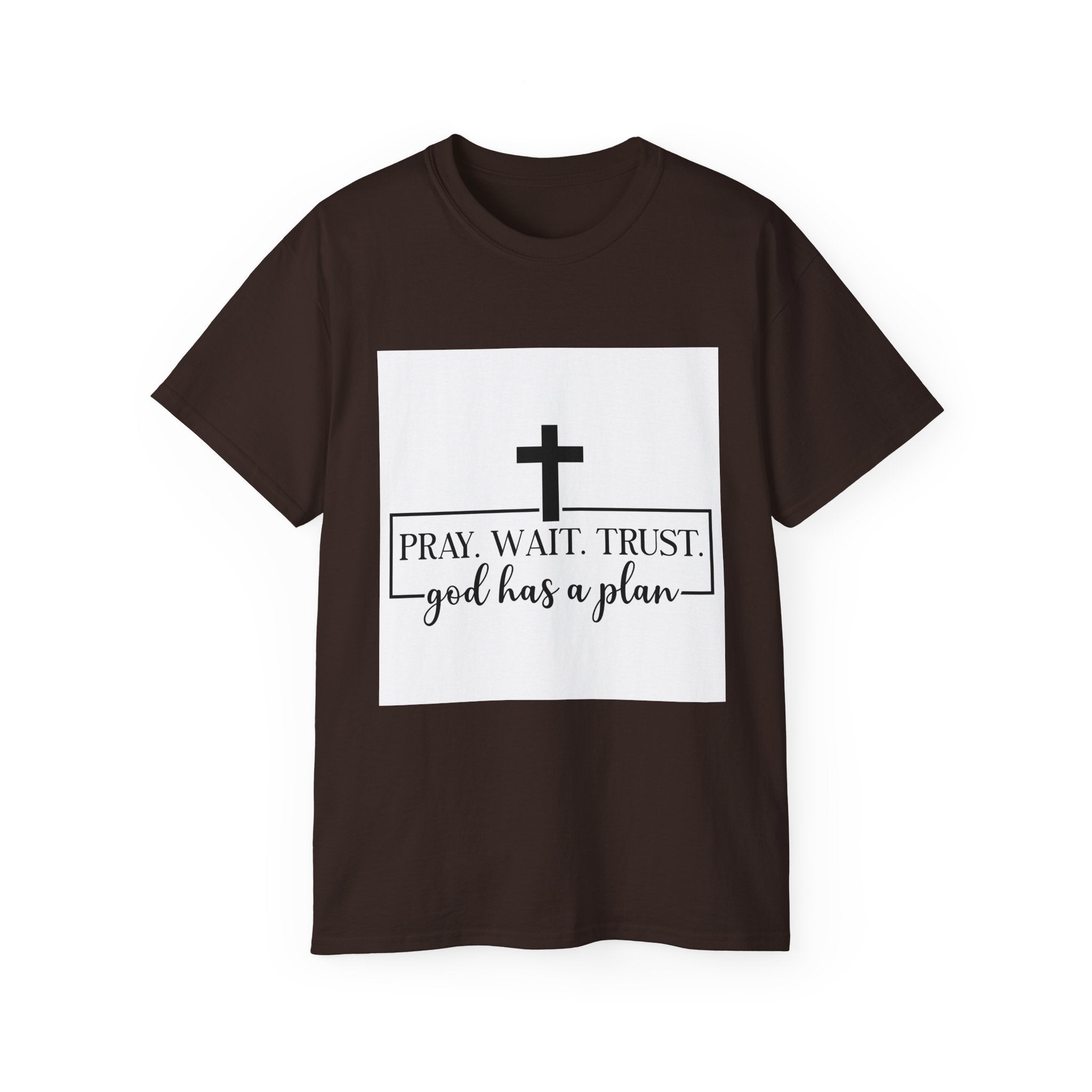 Unisex God has a plan Tee - Inspirational Casual Wear, Christian T-Shirt, Motivational Gift, Faith-Based Apparel, Everyday Comfort