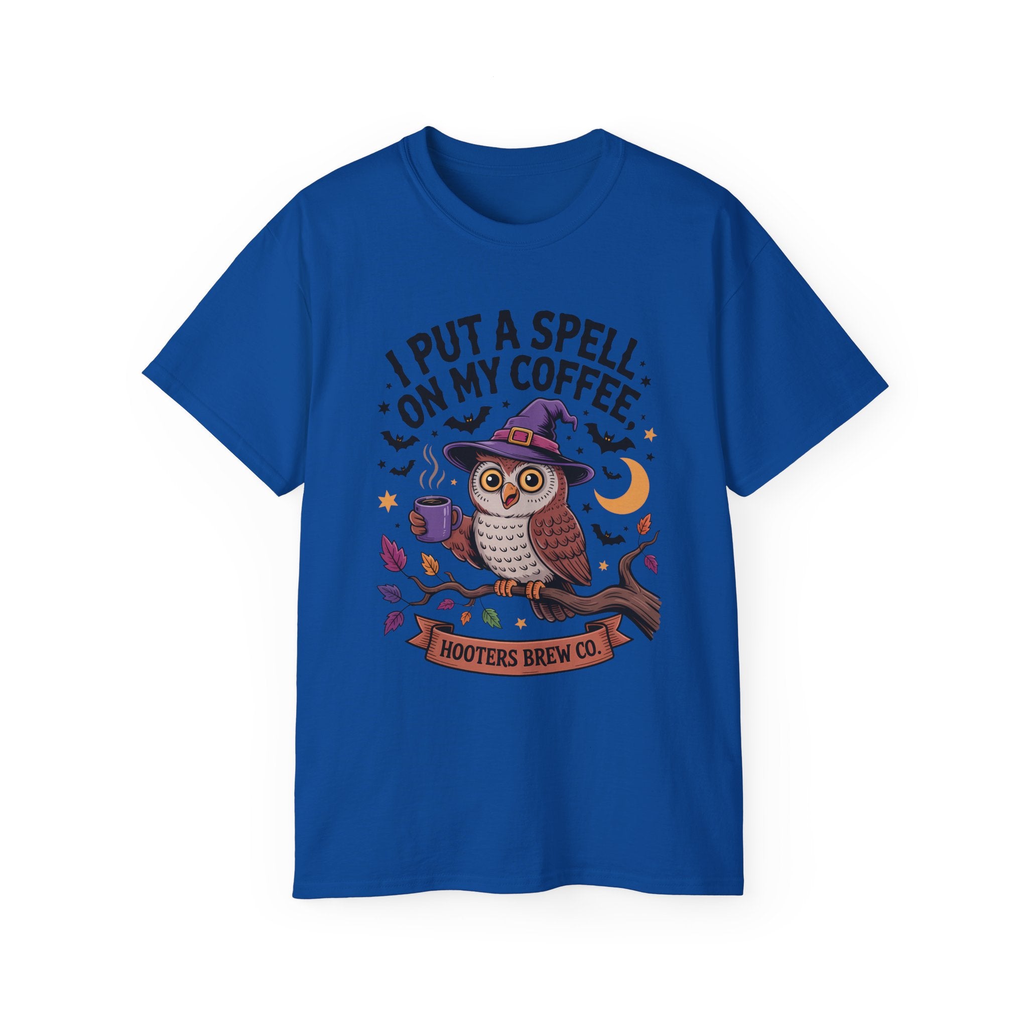 Halloween Owl Coffee Tee - Festive Wear | Gallory Hive
