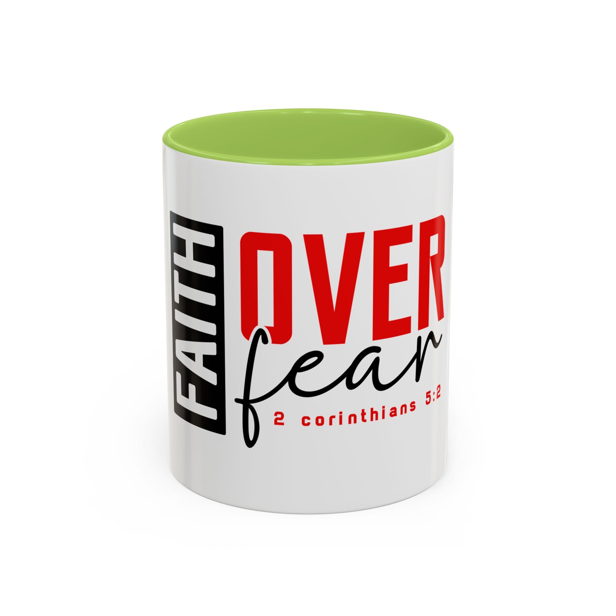 Faith Scripture Accent Coffee Mug | Gallory Hive