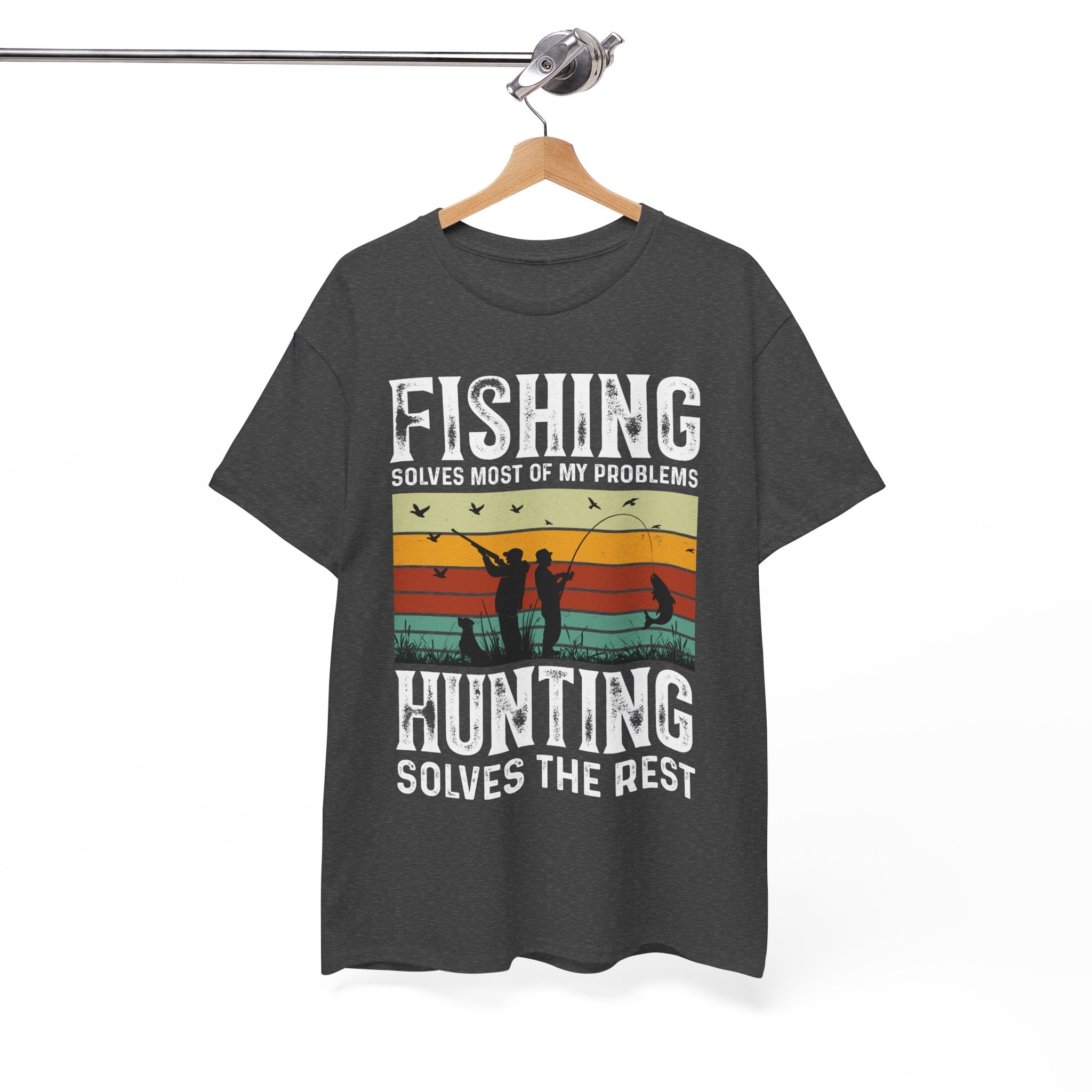 Funny Hunt and Fish Shirt for Men