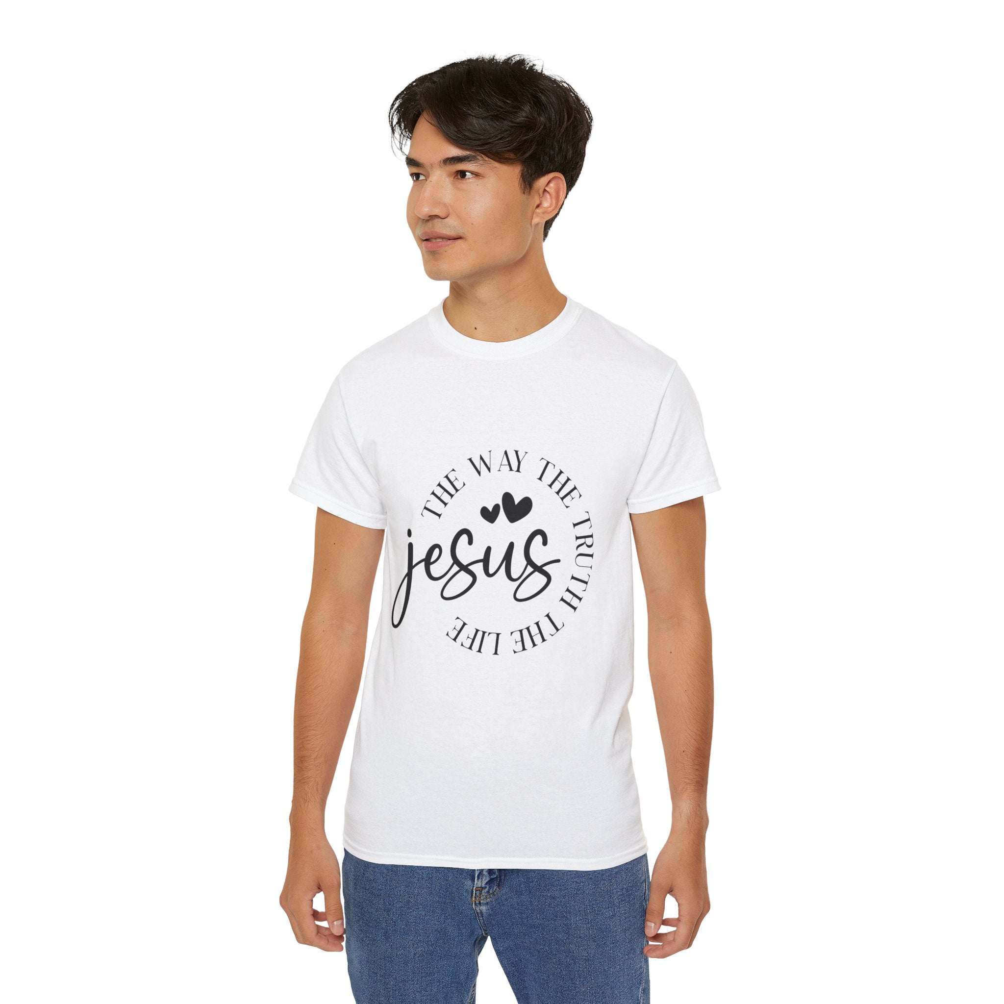 Unisex The way the Truth Tee - Inspirational Casual Wear, Christian T-Shirt, Motivational Gift, Faith-Based Apparel, Everyday Comfort