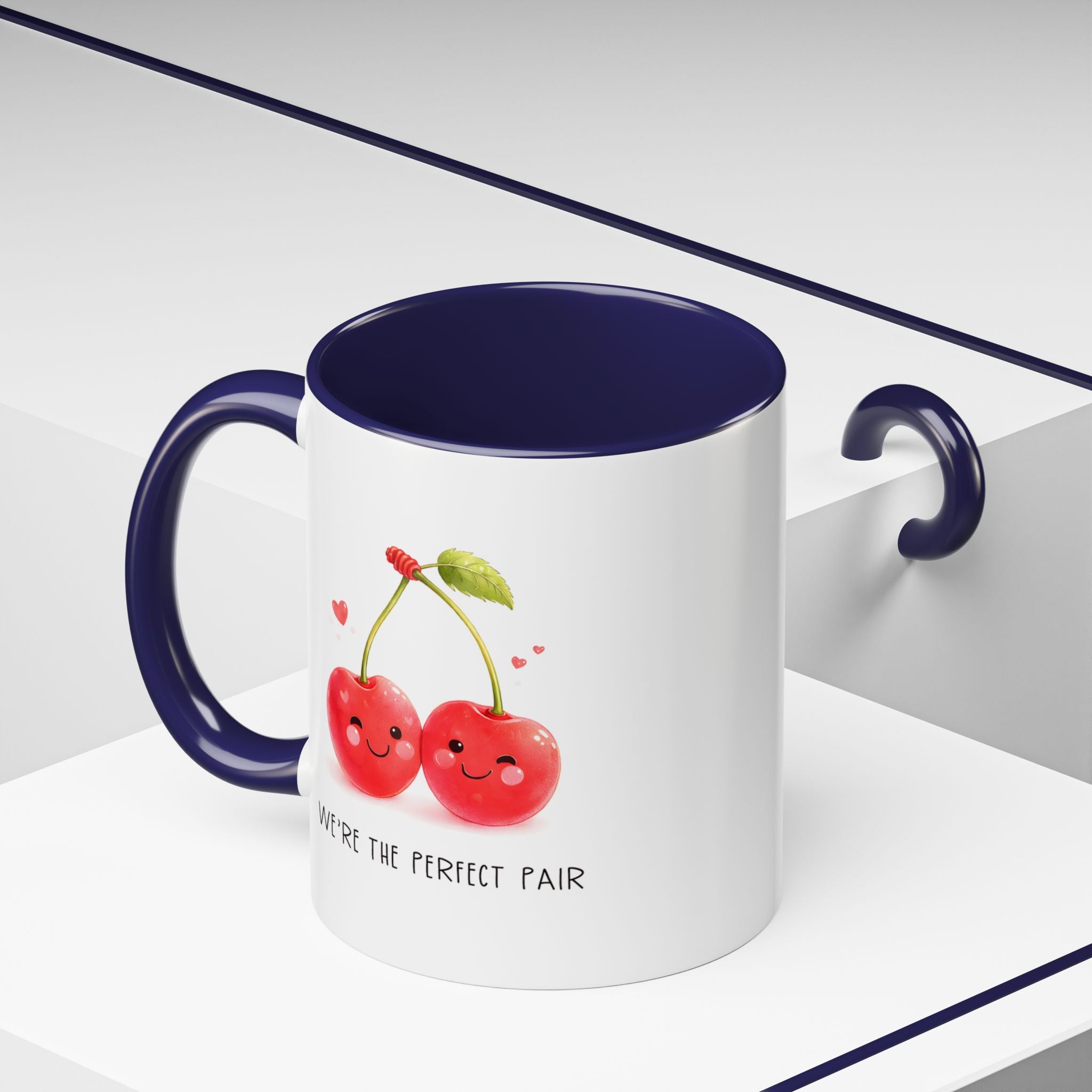 Funny Cherry Couple Ceramic Coffee Mug | Gallory Hive