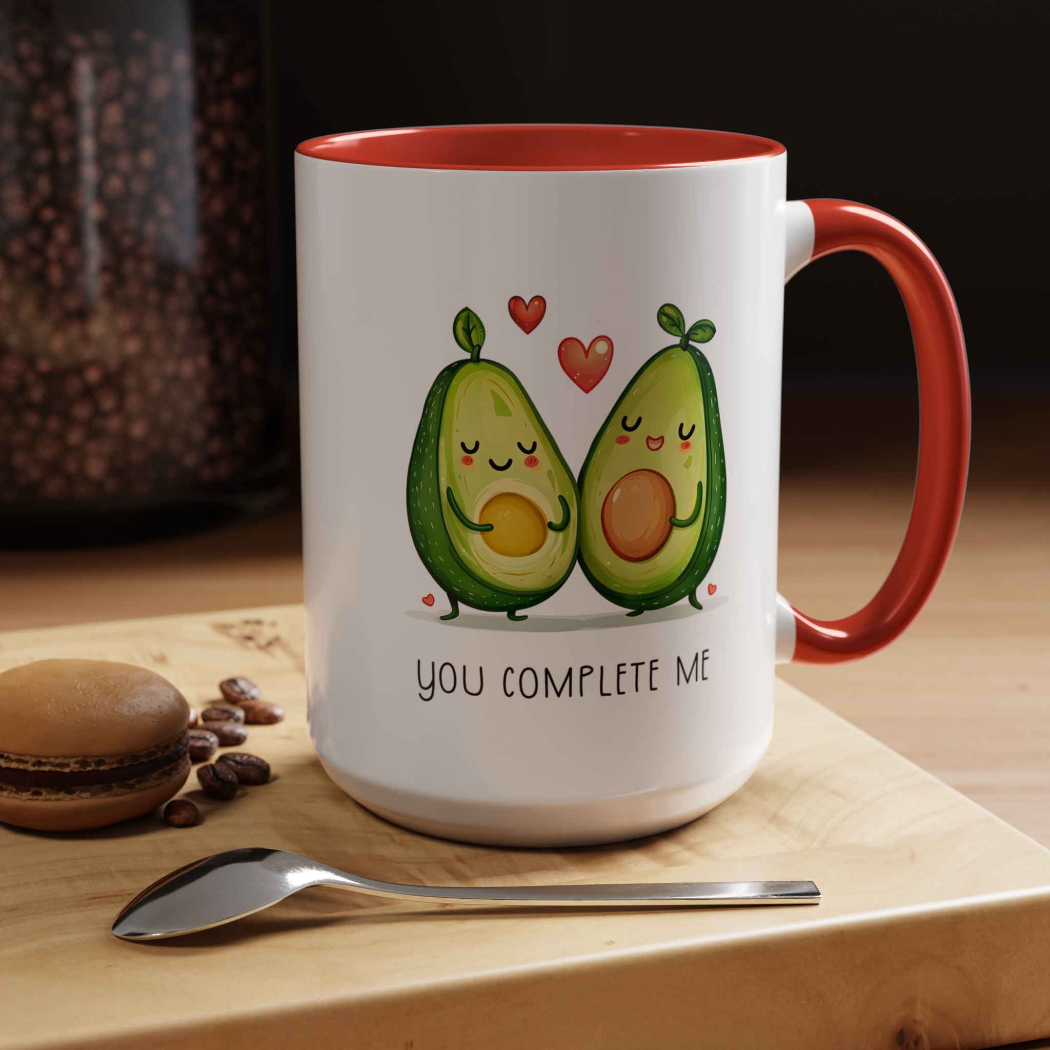 Funny Avocado Couple Ceramic Coffee Mug | Gallory Hive