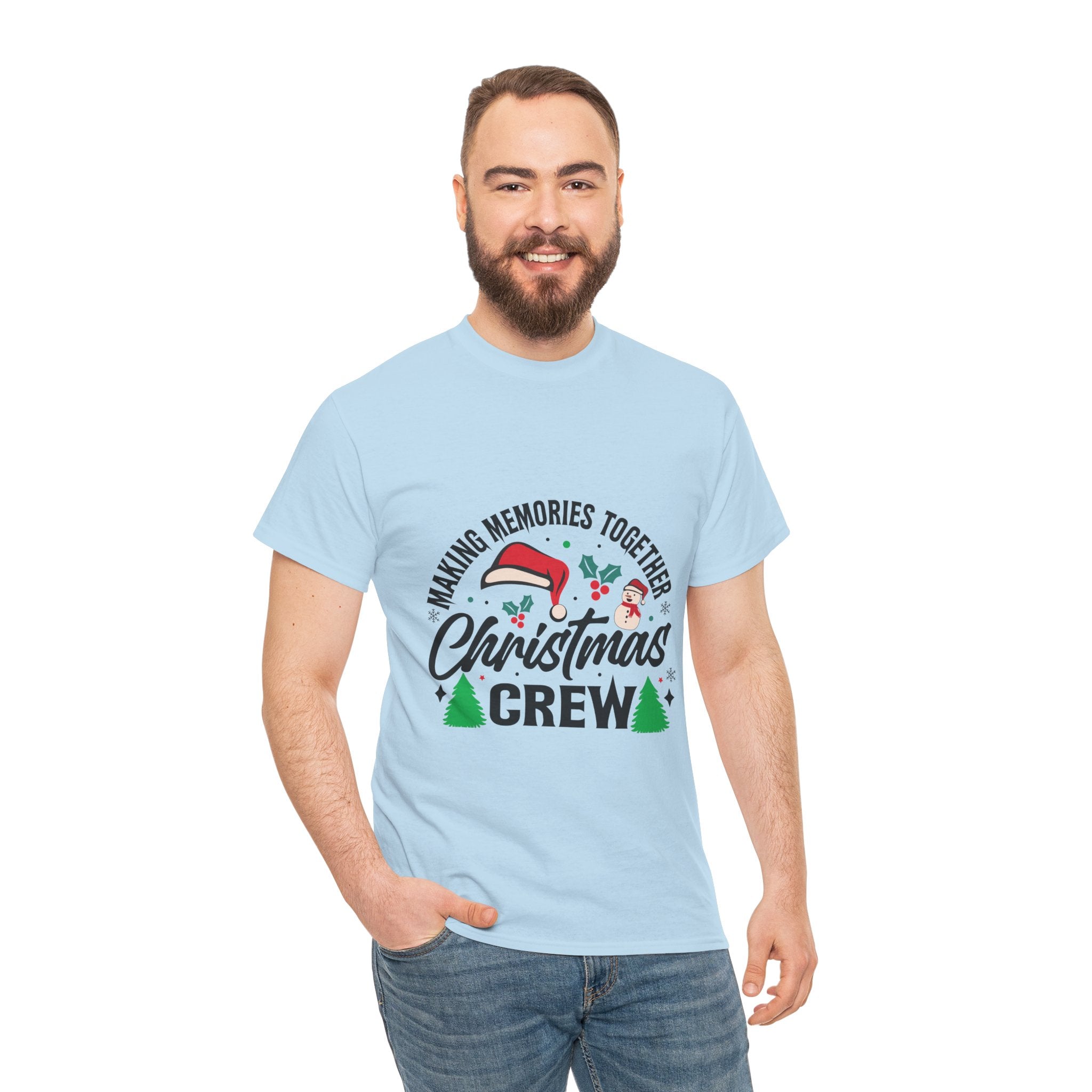 Santa Hat Snowman Xmas Trees Cute Tee | Gallory Hive