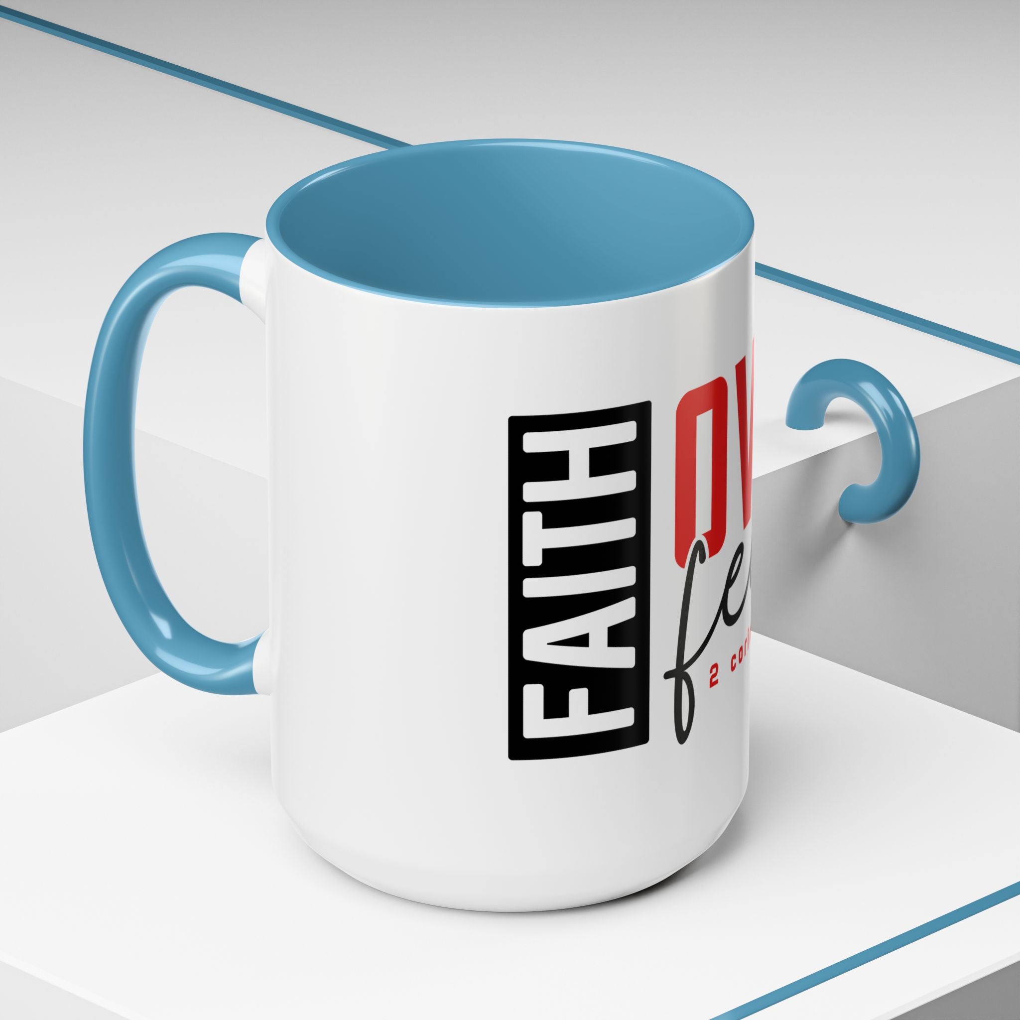 Faith Scripture Accent Coffee Mug | Gallory Hive