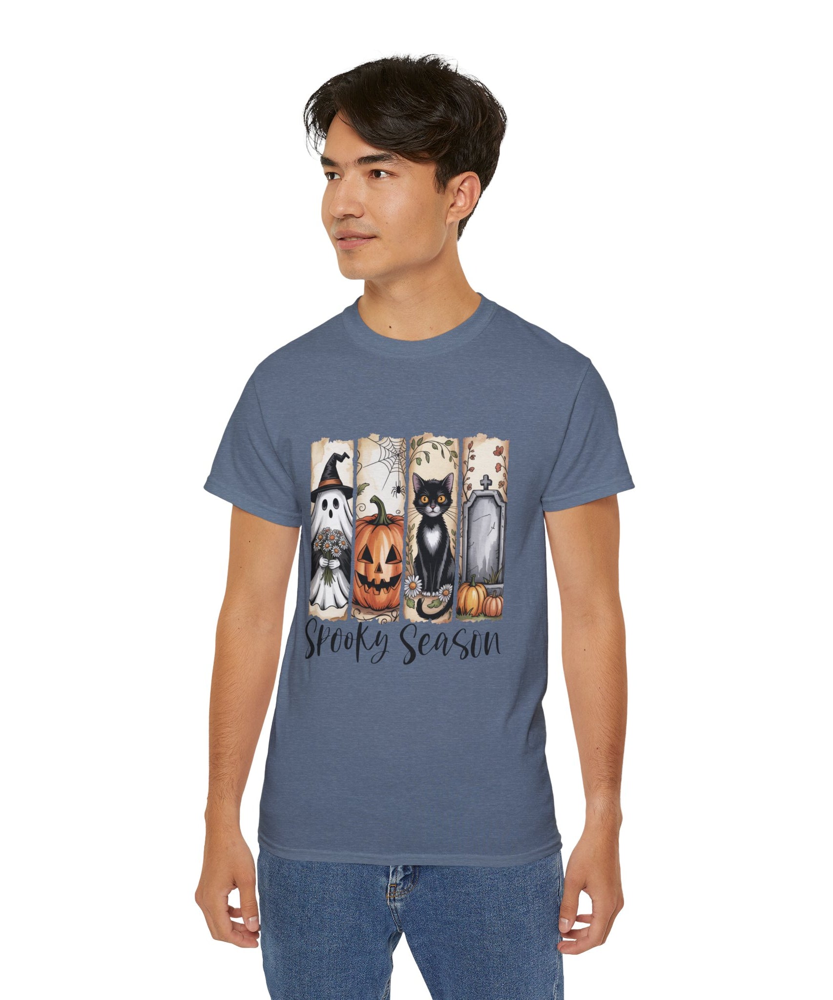 Unisex Spooky Season Tee - Inspirational Casual Wear, Christian T-Shirt, Motivational Gift, Faith-Based Apparel, Everyday Comfort - Gallory Hive
