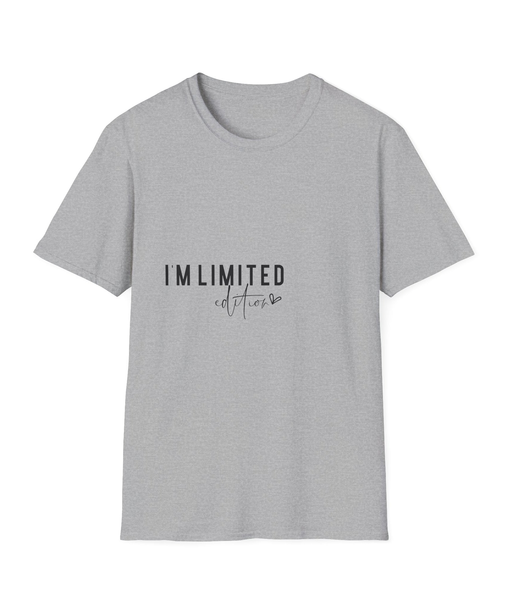 Unisex T-Shirt – "I'm Limited Edition" Statement Graphic Tee - Positive Affirmation Shirt for Friends, Inspirational Tee - Gallory Hive