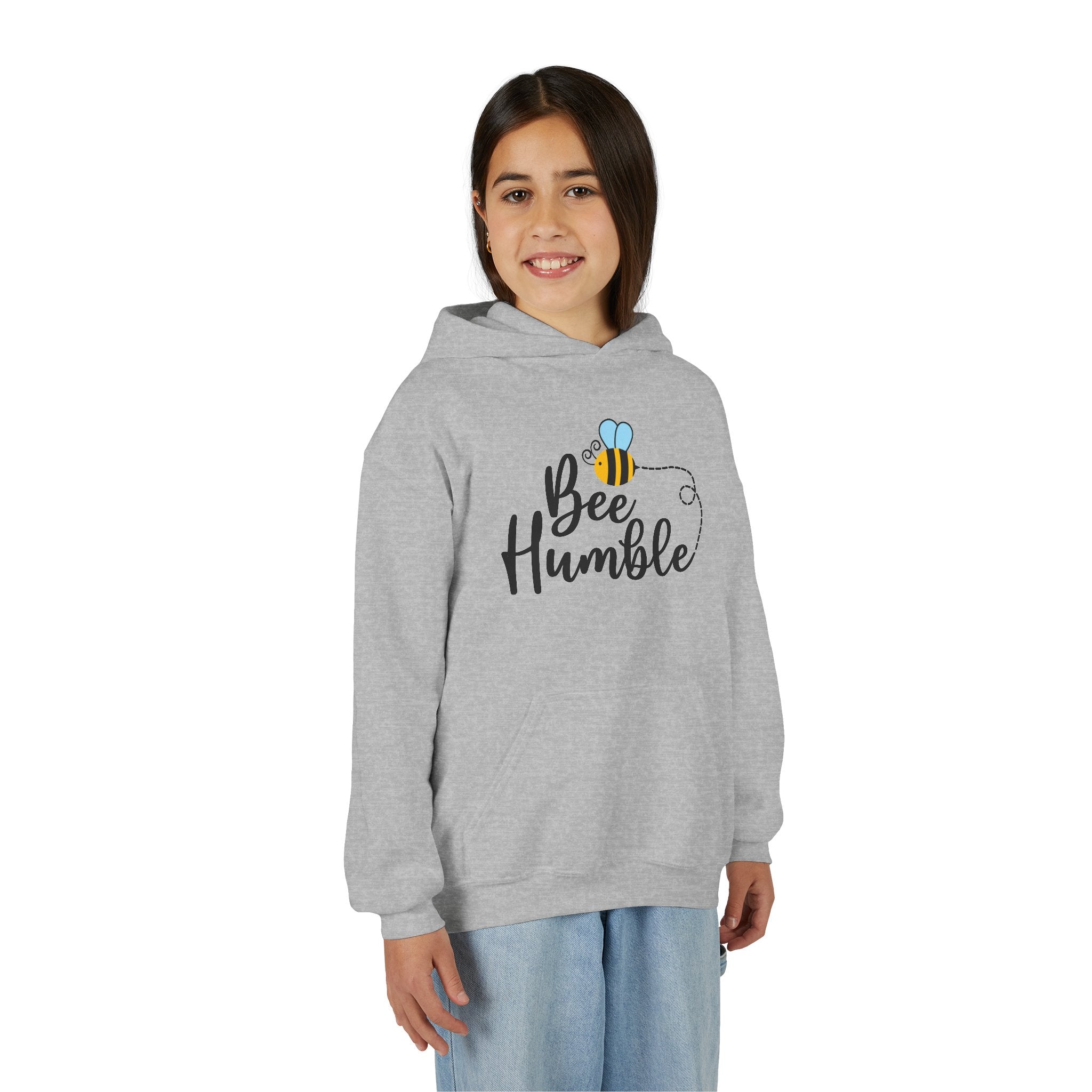 Bee Humble Unisex Kid's Hoodie – Smart Style with a Buzz
