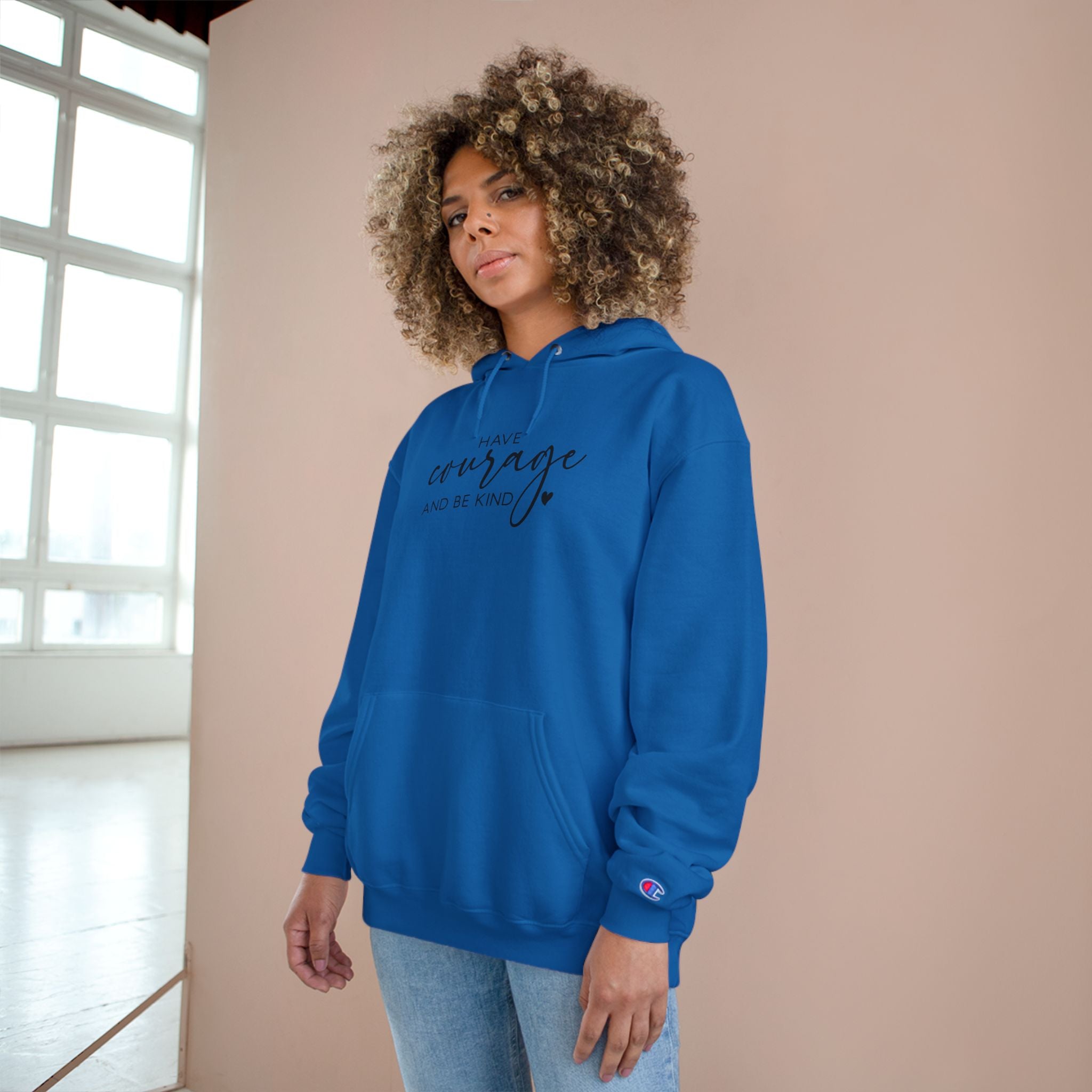 Unisex Hoodie – Have Courage and Be Kind Minimalist Print