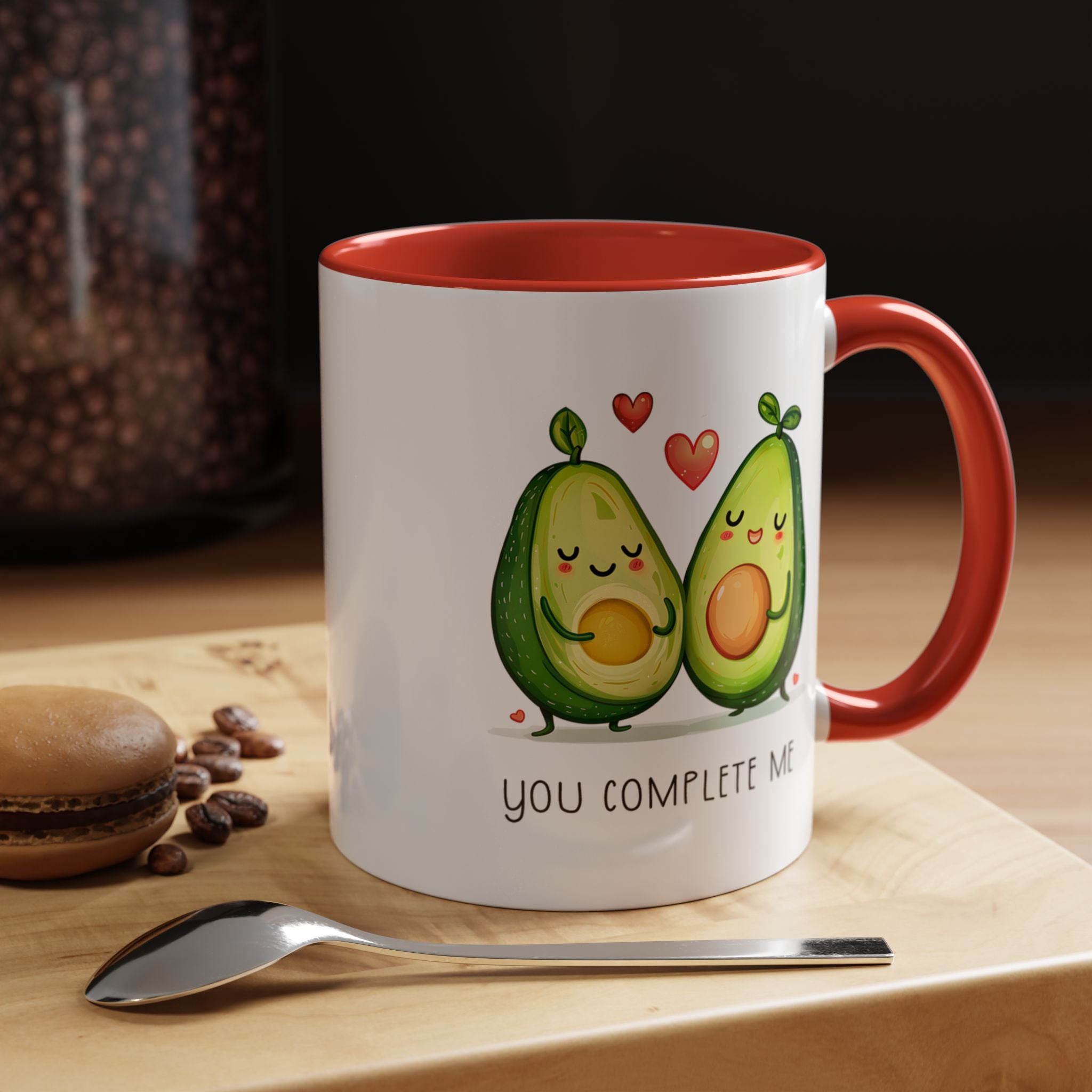 Funny Avocado Couple Ceramic Coffee Mug | Gallory Hive