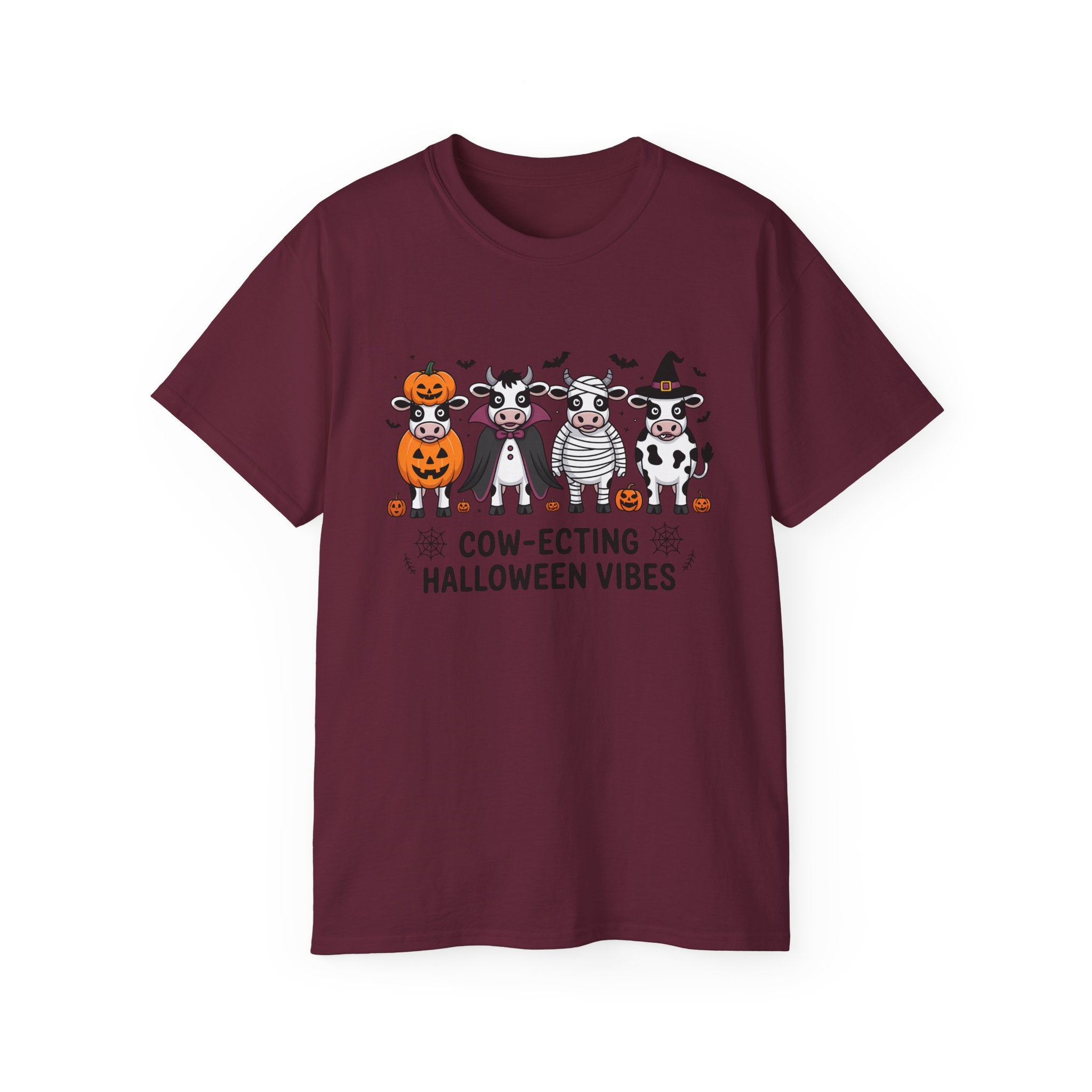 Halloween Cow T-Shirt - Cute Cow Costumes Tee | Gallory Hive