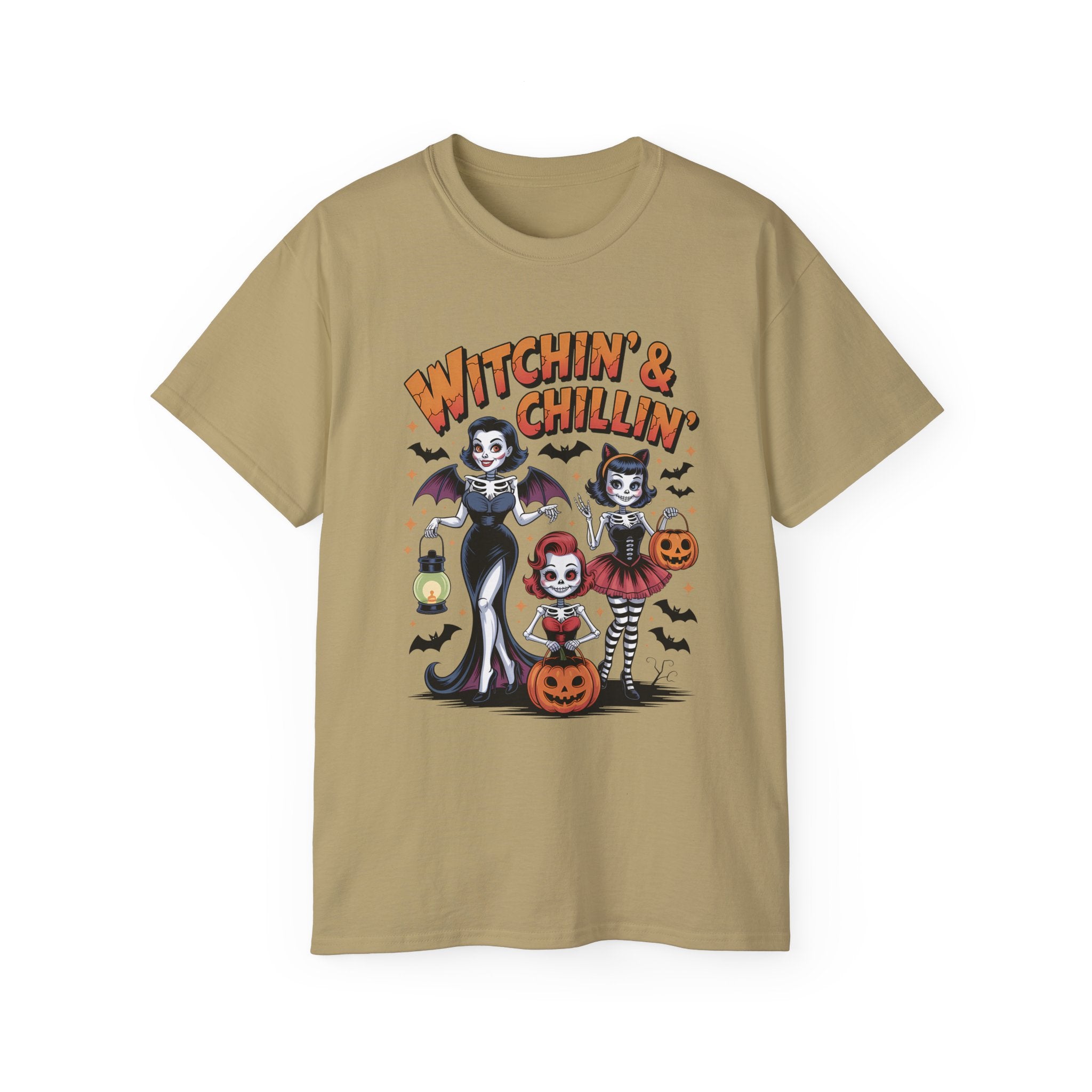 Retro Spooky Girls Halloween Tee | Gallory Hive