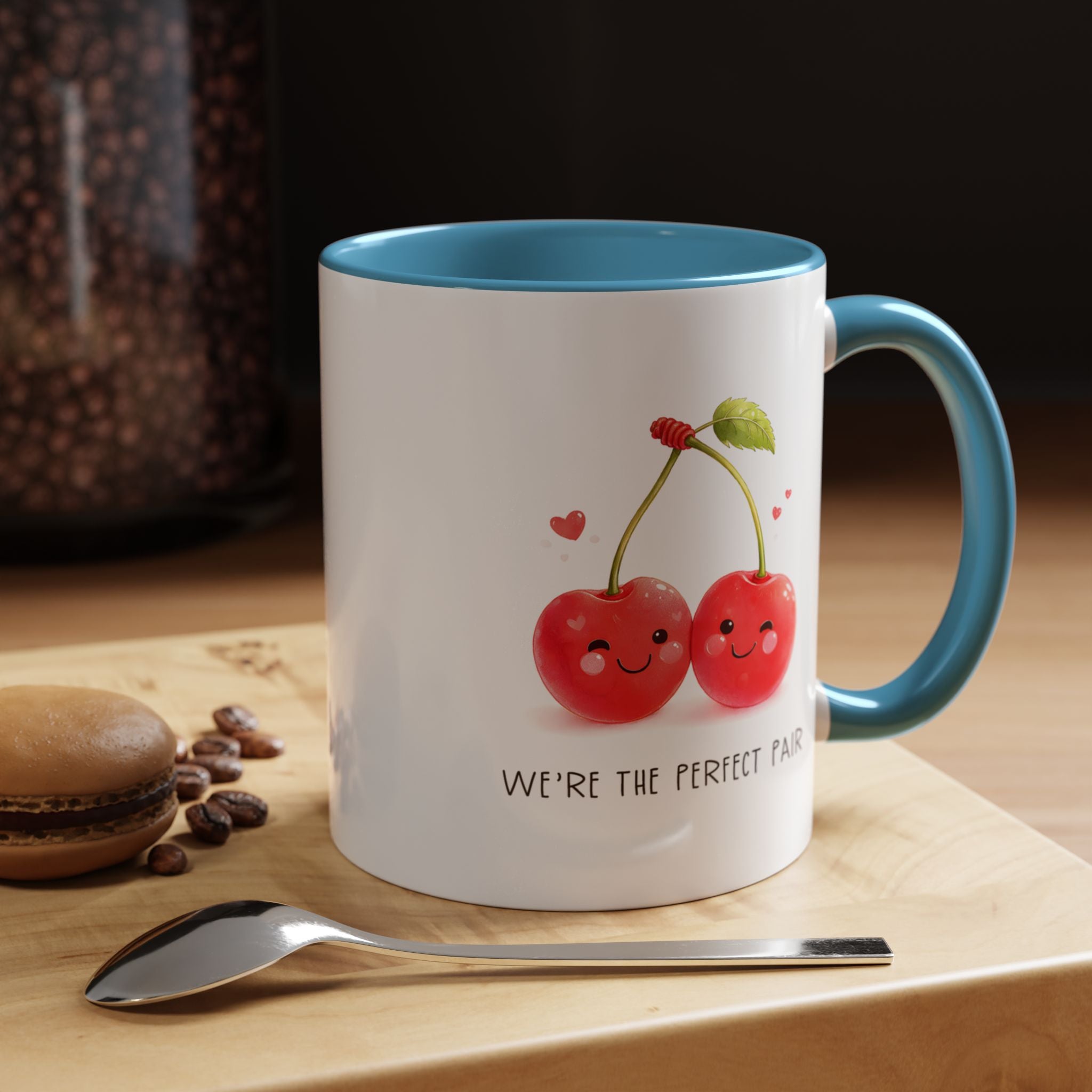 Funny Cherry Couple Ceramic Coffee Mug | Gallory Hive