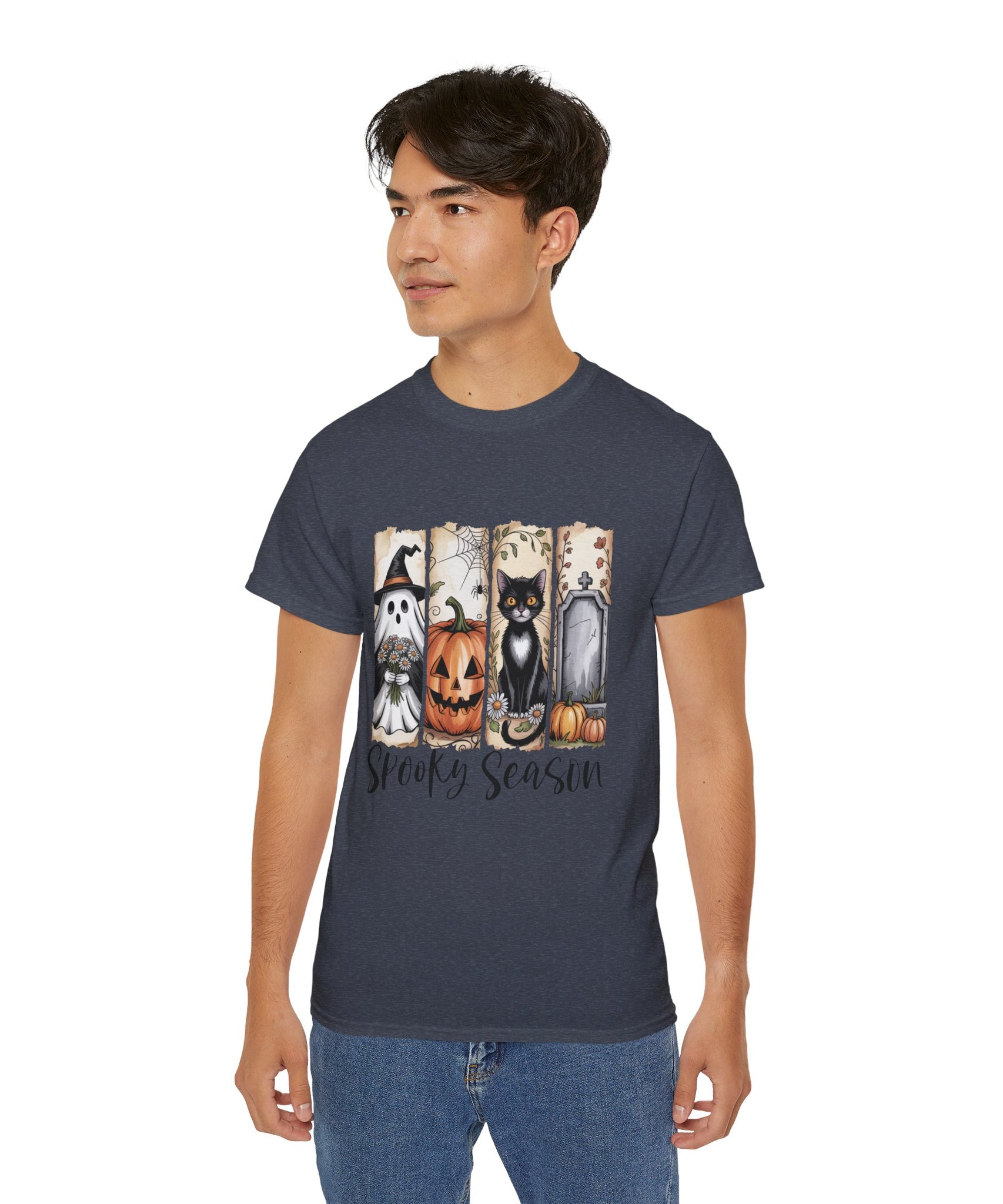 Unisex Spooky Season Tee - Inspirational Casual Wear, Christian T-Shirt, Motivational Gift, Faith-Based Apparel, Everyday Comfort - Gallory Hive