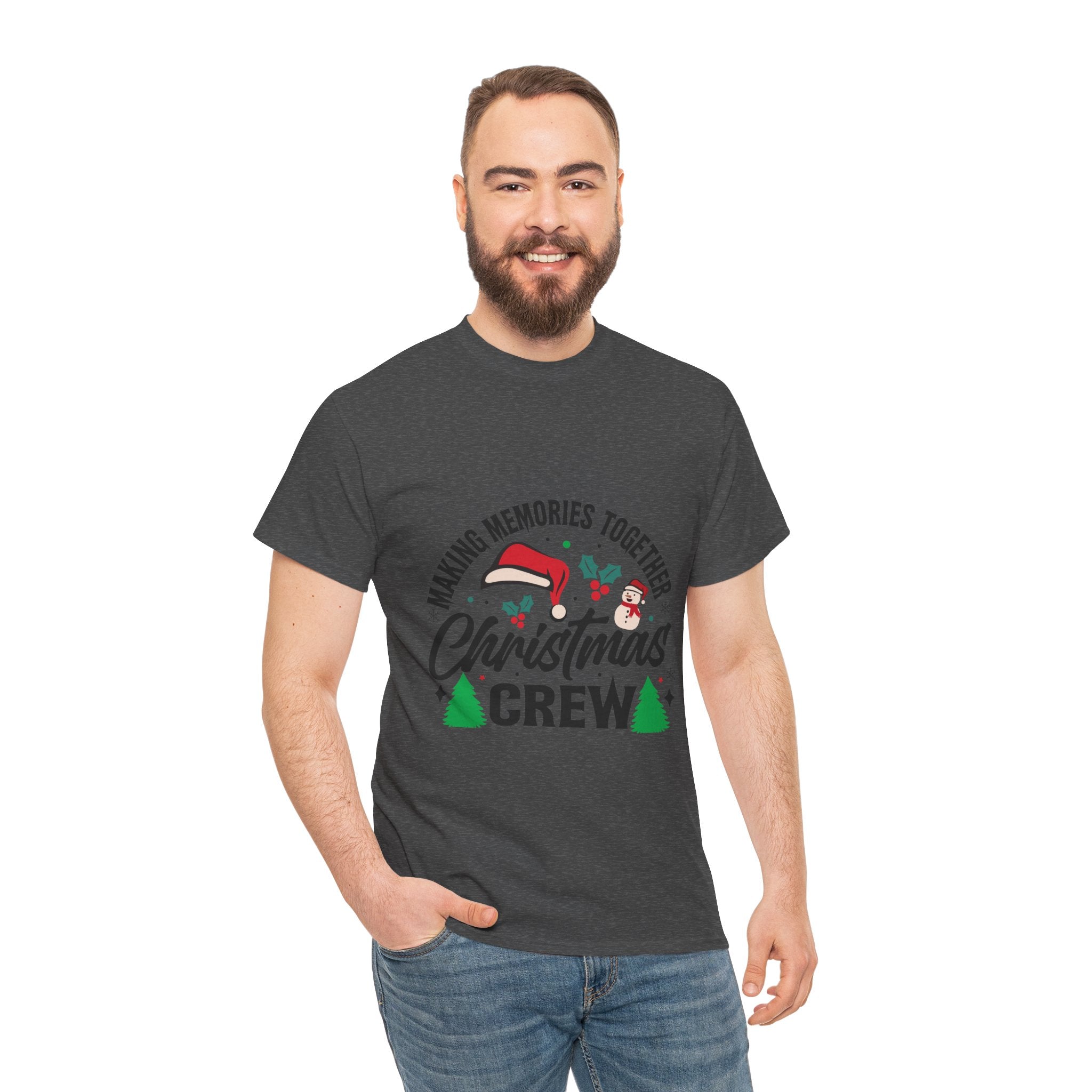 Santa Hat Snowman Xmas Trees Cute Tee | Gallory Hive