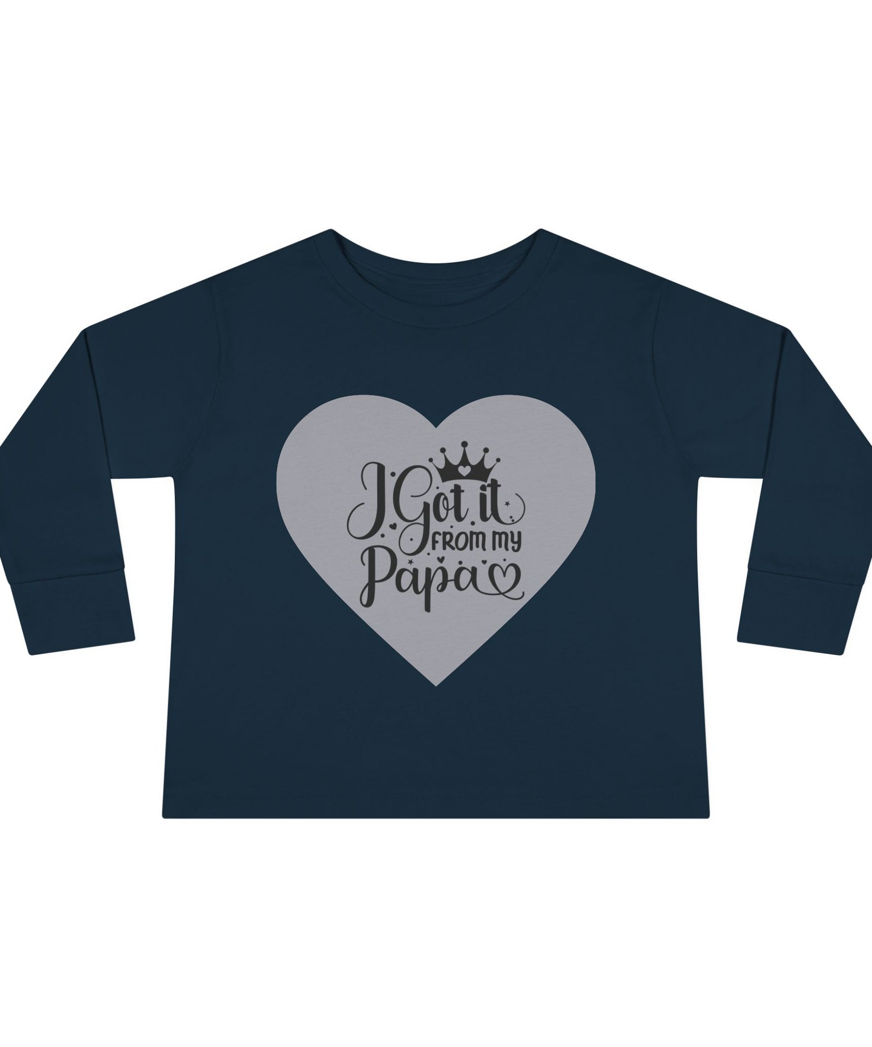 Toddler Long Sleeve Tee - Cute Gift for Dads, Family Celebrations, Birthday Party - Gallory Hive