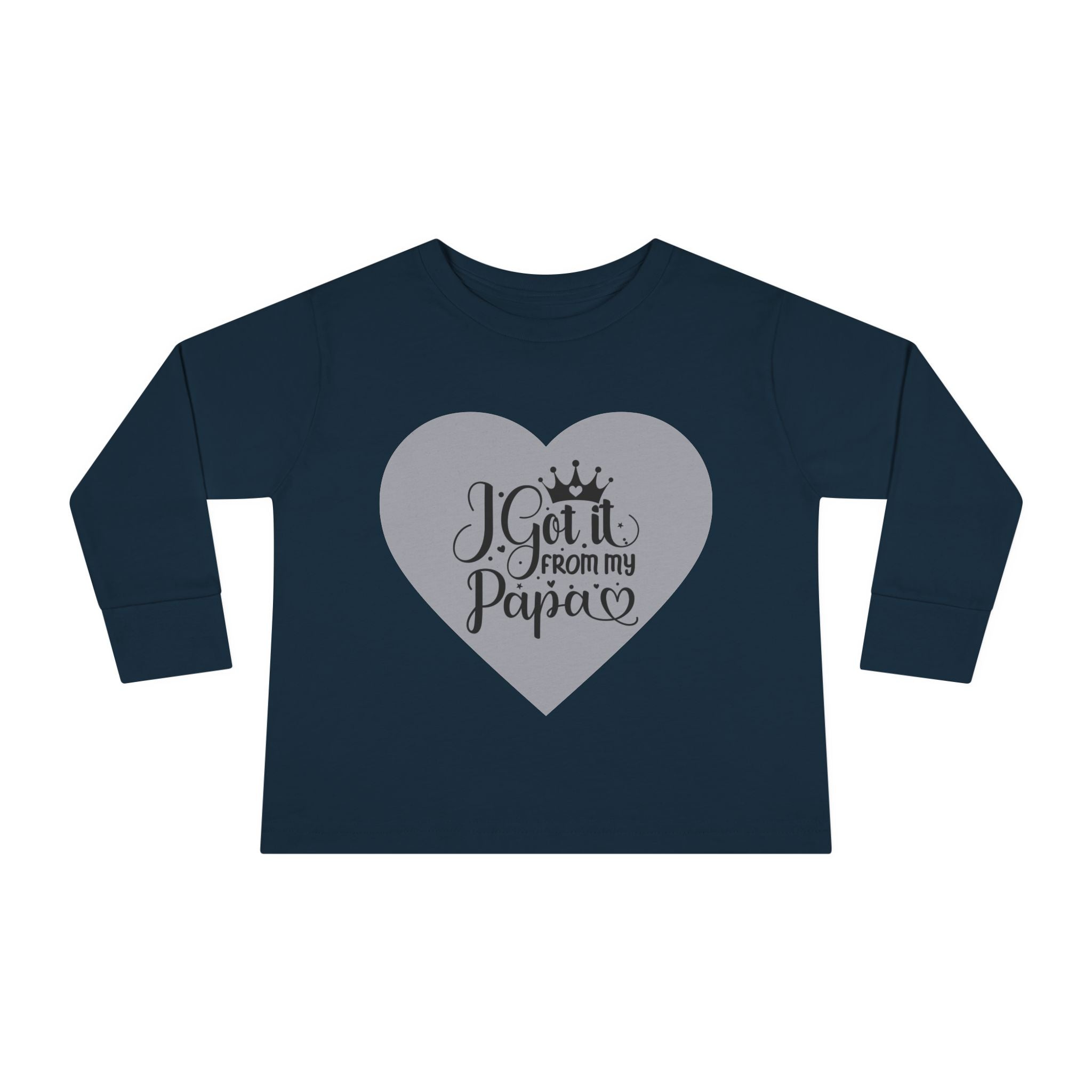 Toddler Long Sleeve Tee - Cute Gift for Dads, Family Celebrations, Birthday Party