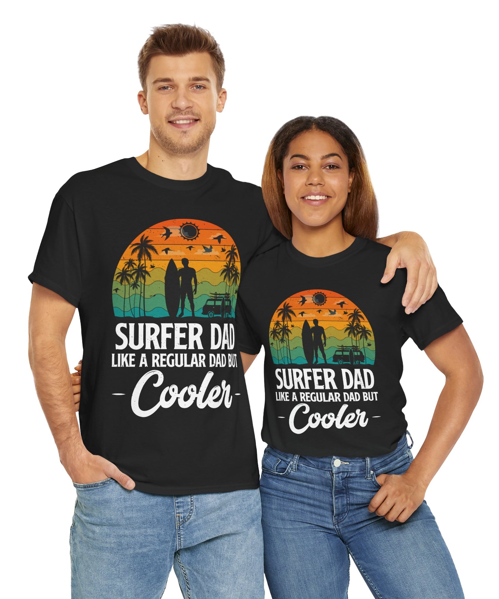 Vintage Surf Van & Palm Tree T-Shirt