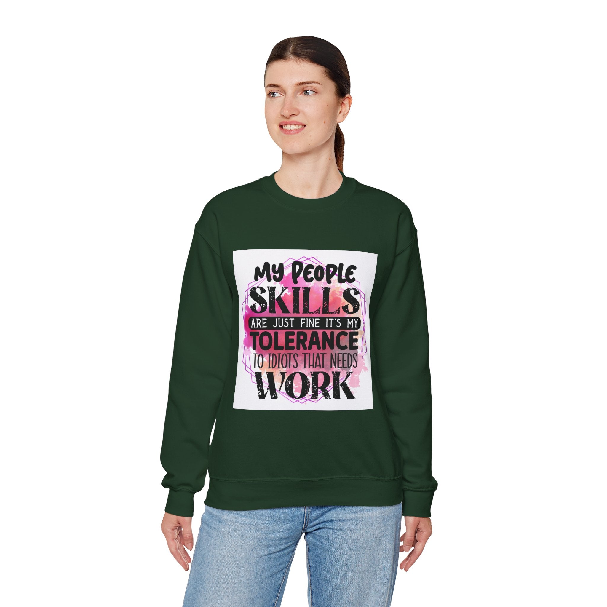 My people skills are just fine Quote Unisex Sweatshirt - Casual Humor Apparel, Gift for Friends, Family - Gallory Hive