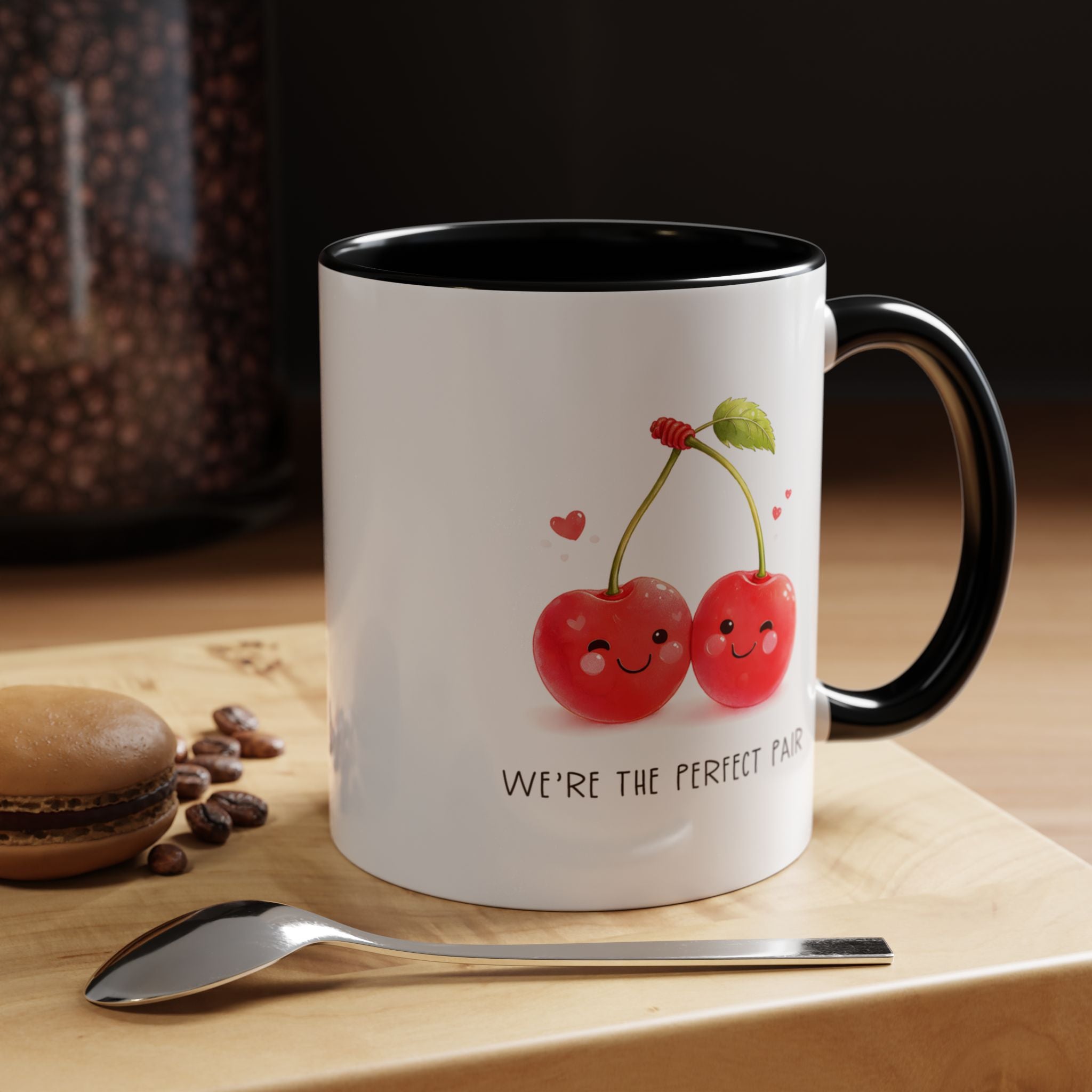 Funny Cherry Couple Ceramic Coffee Mug | Gallory Hive