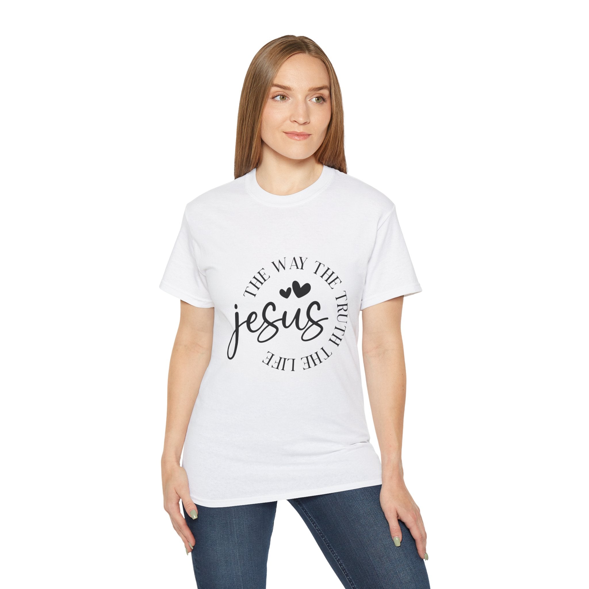 Unisex The way the Truth Tee - Inspirational Casual Wear, Christian T-Shirt, Motivational Gift, Faith-Based Apparel, Everyday Comfort