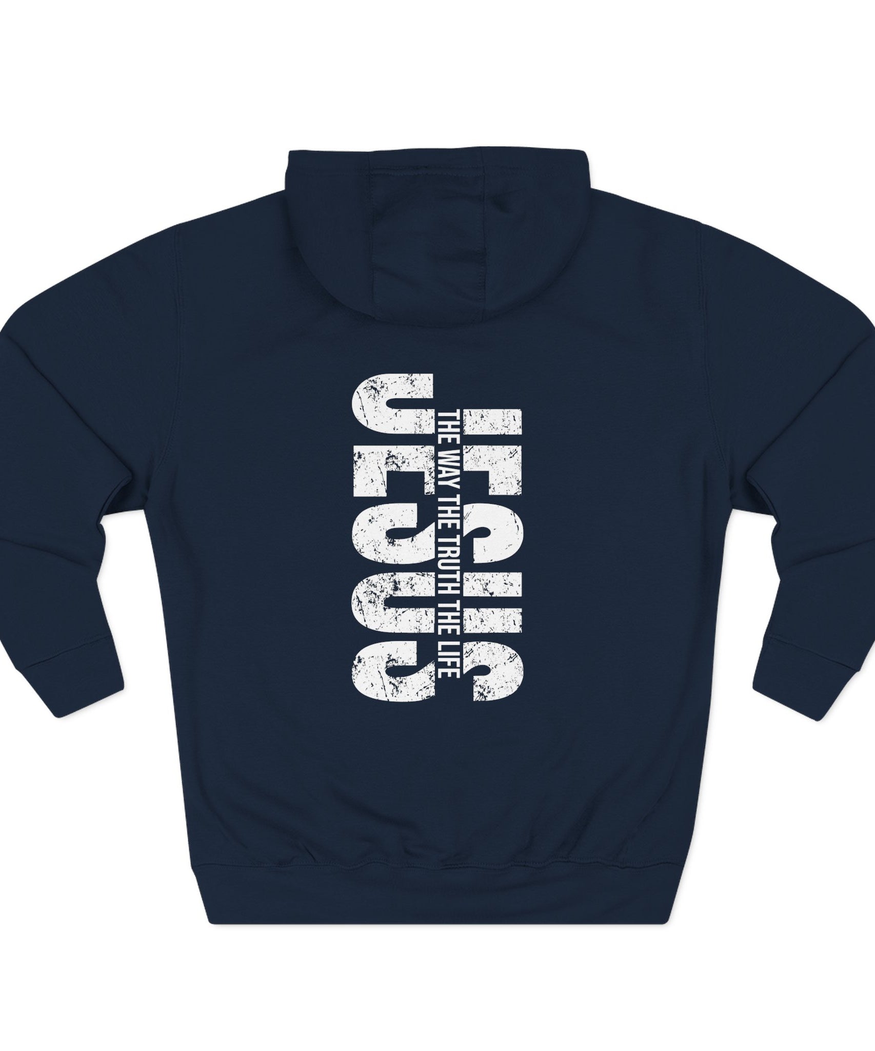 Faith-Inspired Fleece Hoodie, Comfortable Hoodie, Spiritual Gift, Cross Design, Inspirational Fashion, Cozy & Stylish - Gallory Hive