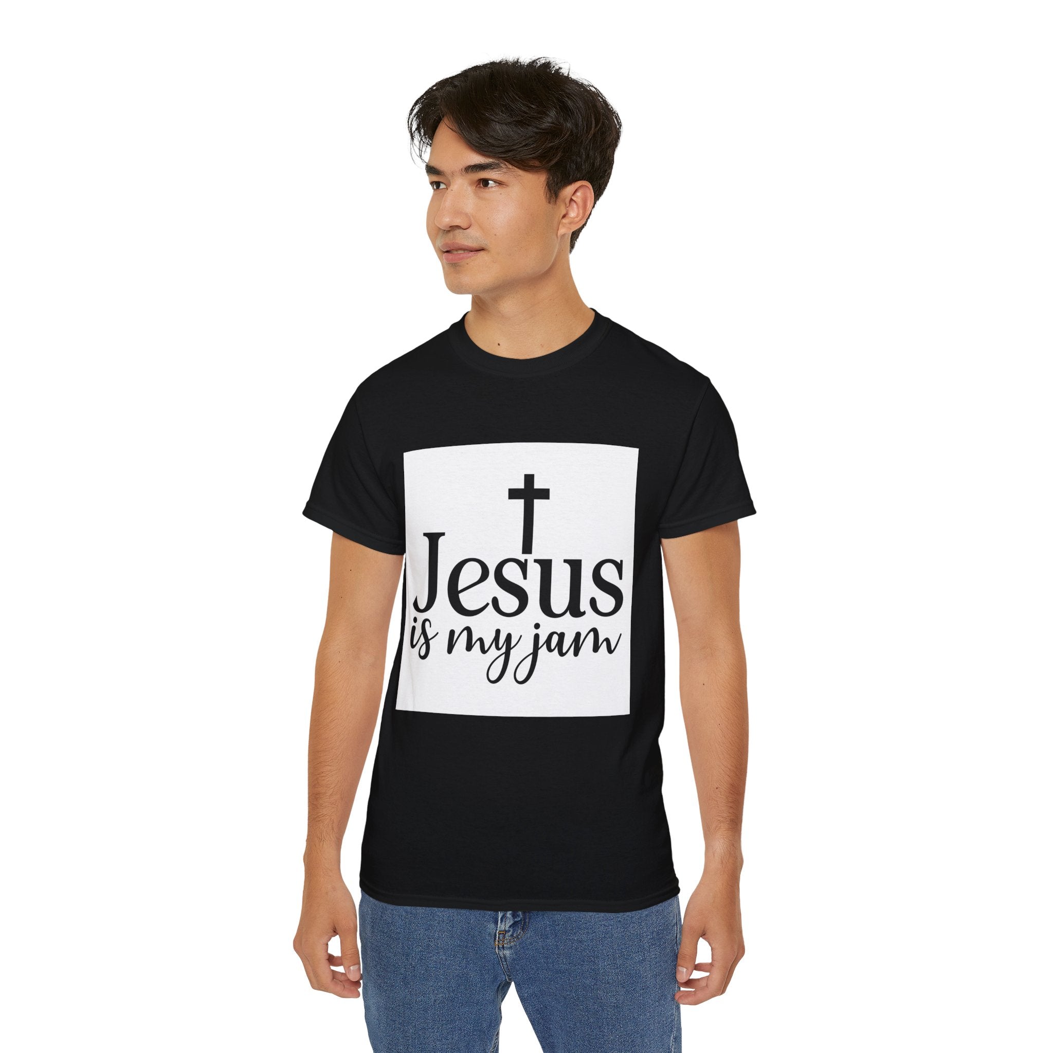 Unisex Jesus is my jam Tee - Inspirational Casual Wear, Christian T-Shirt, Motivational Gift, Faith-Based Apparel, Everyday Comfort