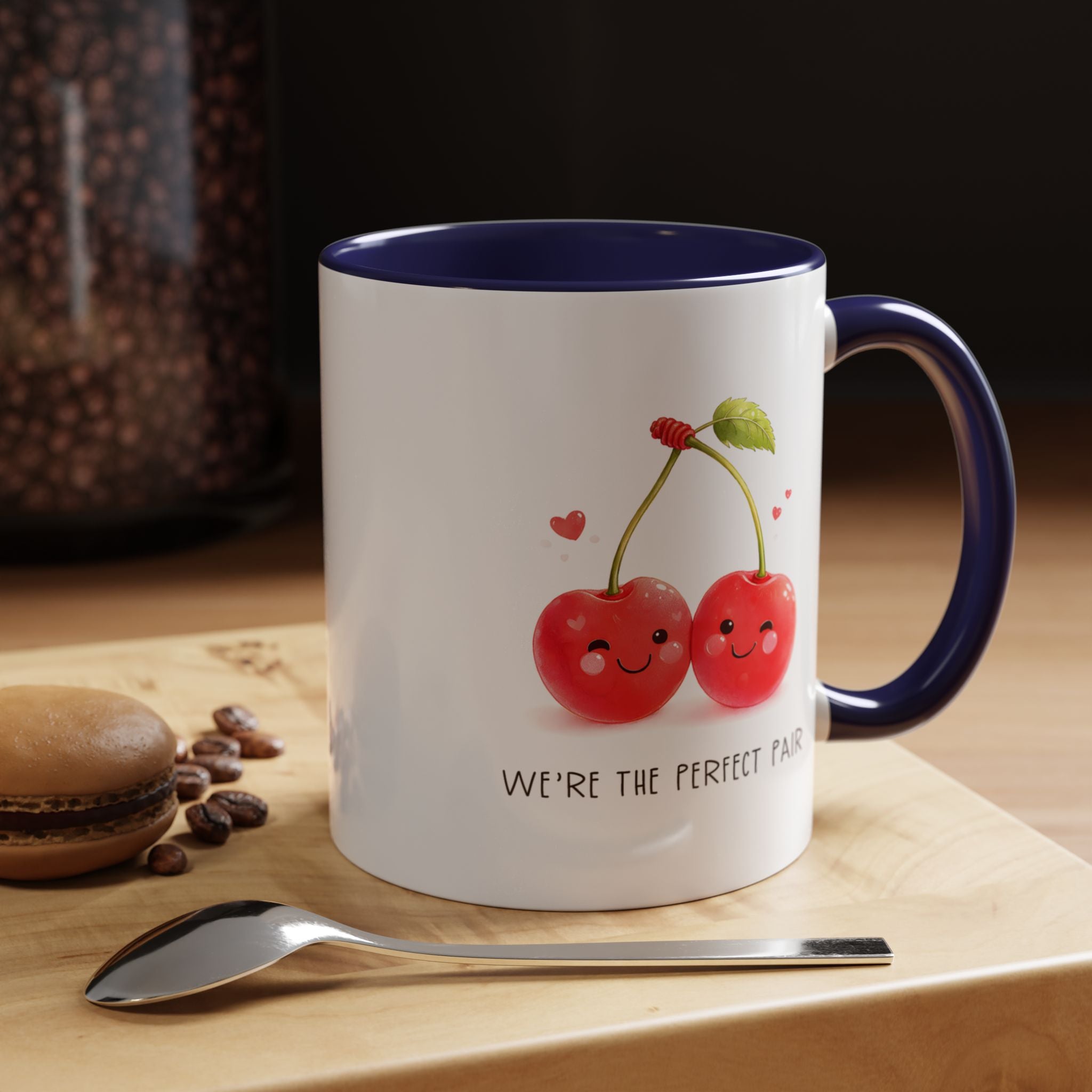 Funny Cherry Couple Ceramic Coffee Mug | Gallory Hive