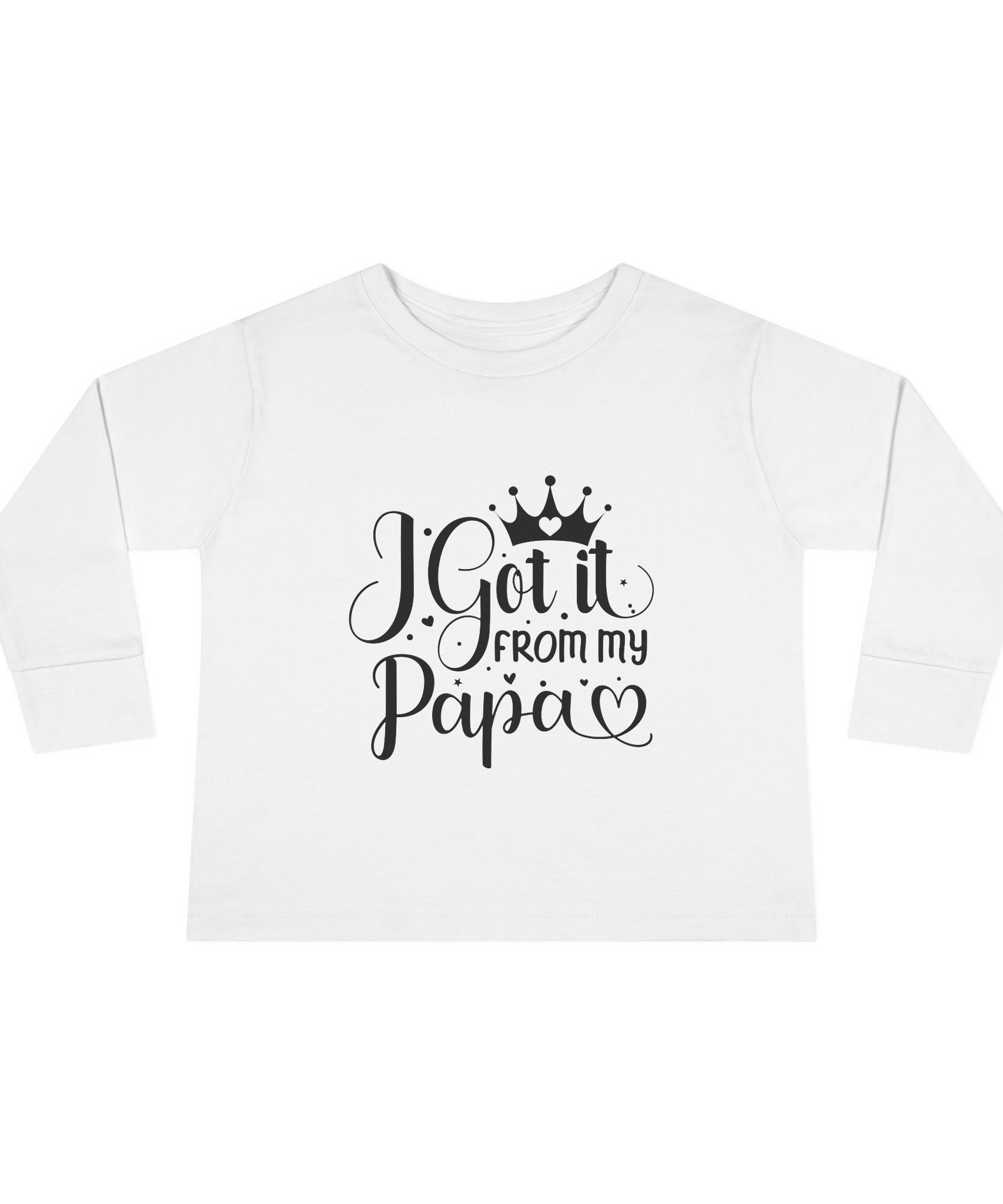 Toddler Long Sleeve Tee - Cute Gift for Dads, Family Celebrations, Birthday Party - Gallory Hive