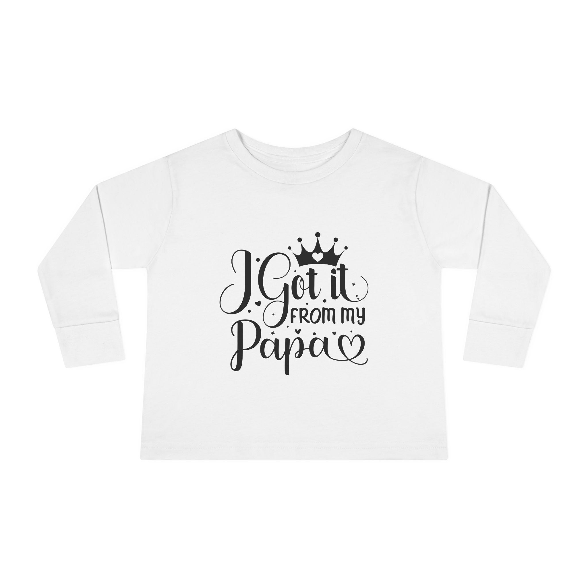 Toddler Long Sleeve Tee - Cute Gift for Dads, Family Celebrations, Birthday Party - Gallory Hive