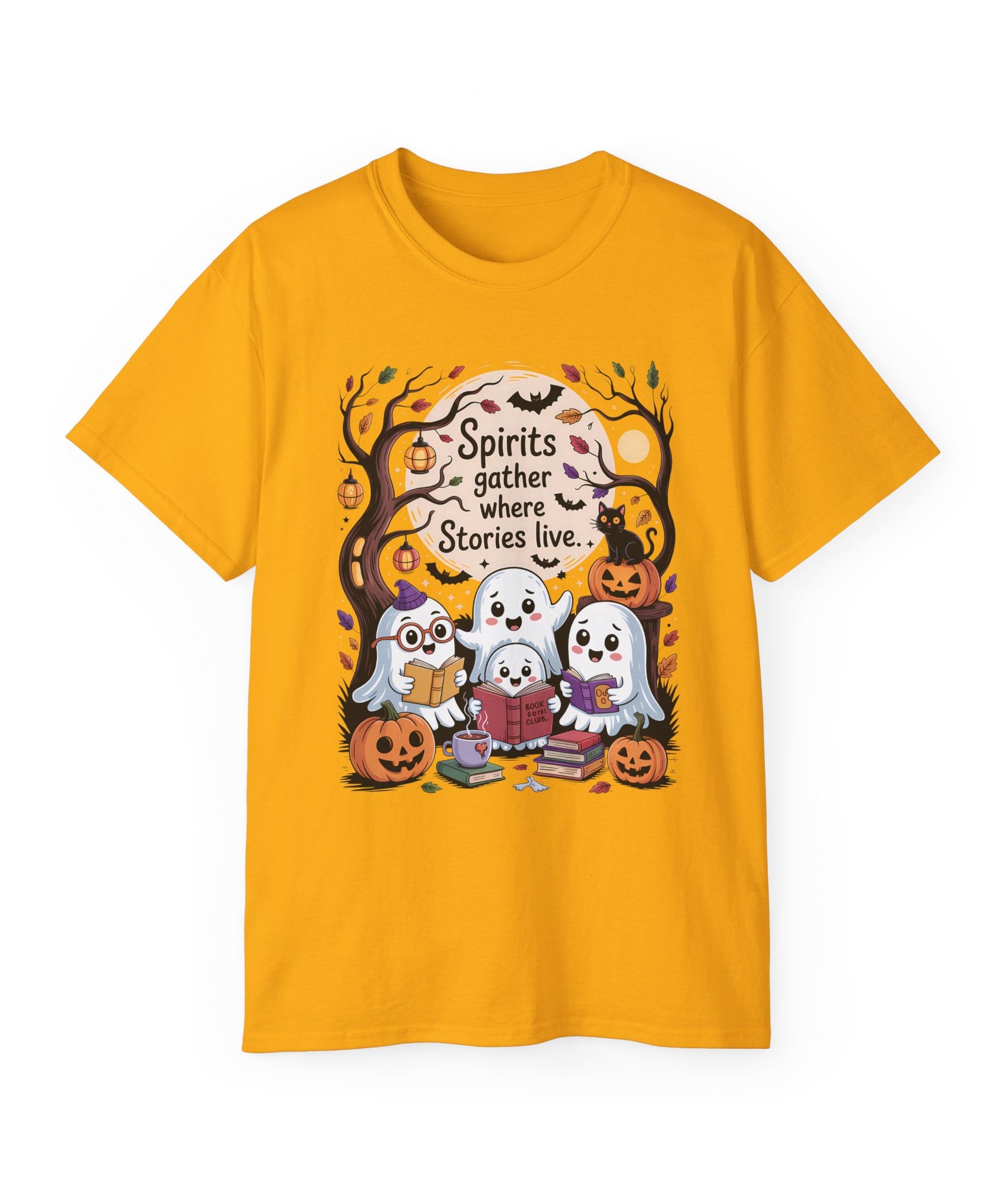 Halloween Ghost Book Club Tee