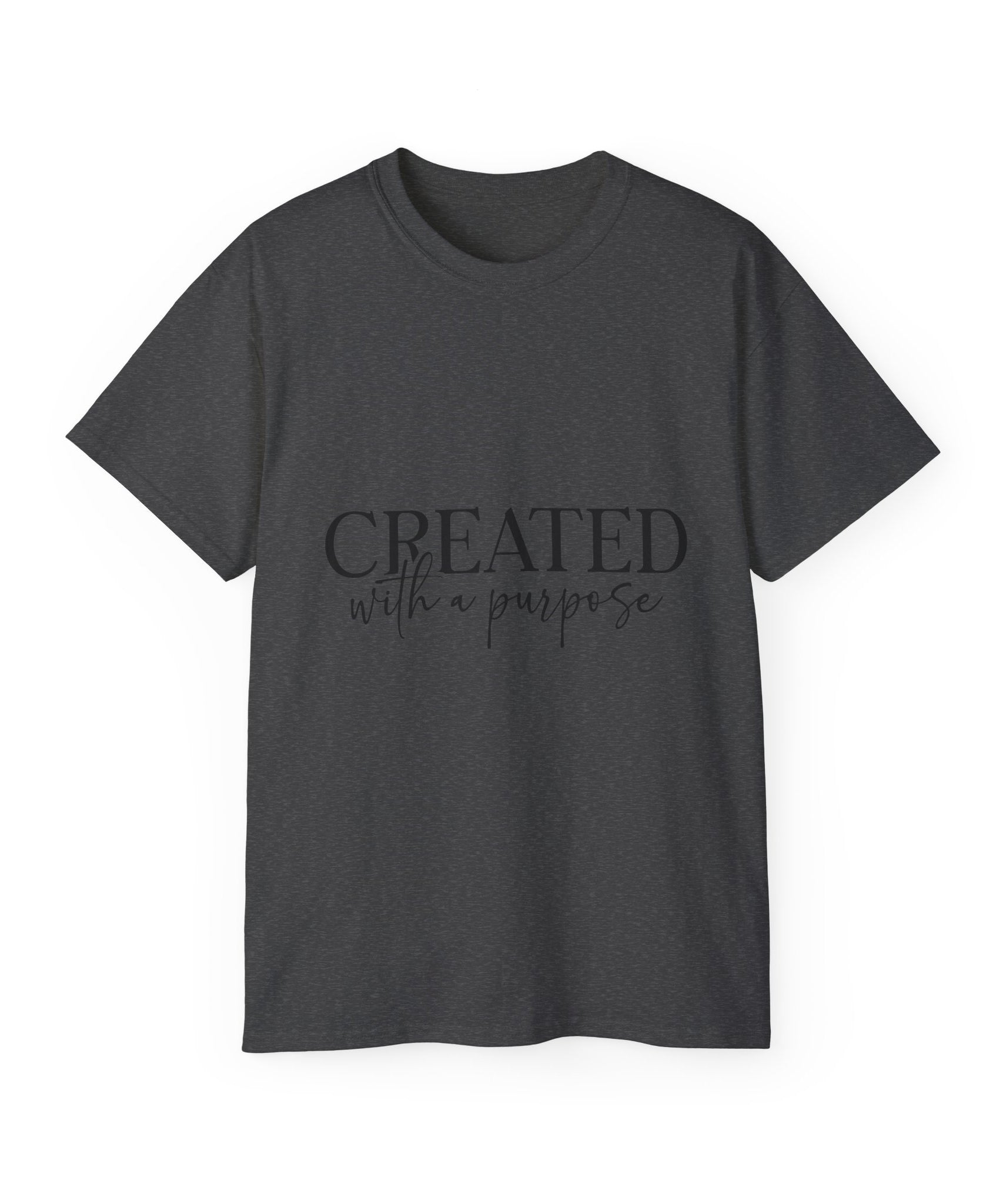 Unisex Created with a Purpose Tee - Inspirational Casual Wear, Christian T-Shirt, Motivational Gift, Faith-Based Apparel, Everyday Comfort - Gallory Hive