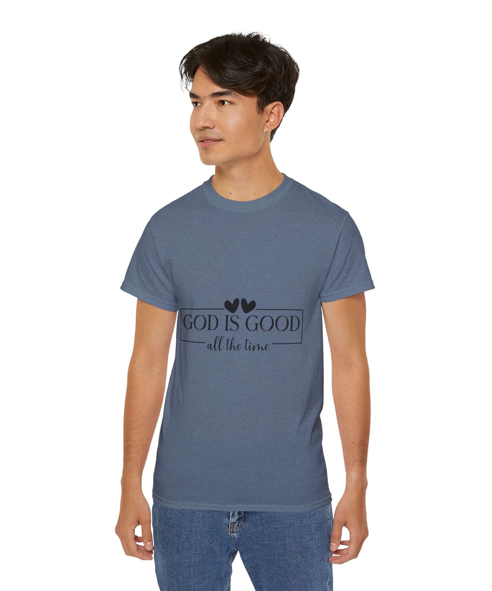 Unisex God is good all the time Tee - Inspirational Casual Wear, Christian T-Shirt, Motivational Gift, Faith-Based Apparel, Everyday Comfort - Gallory Hive