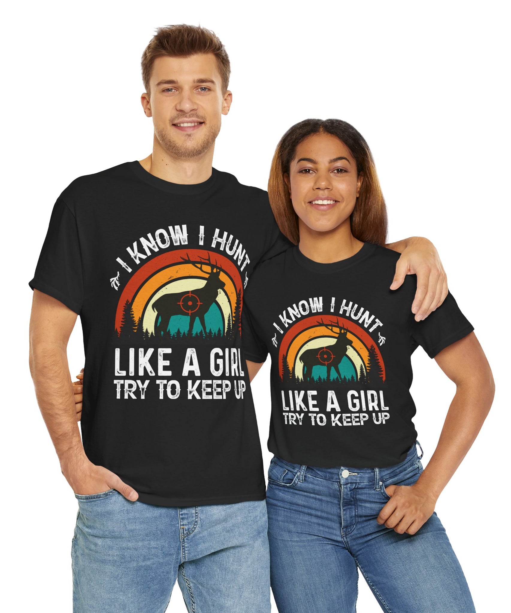 Sunset Target Deer Shirt – Hunting Vibes