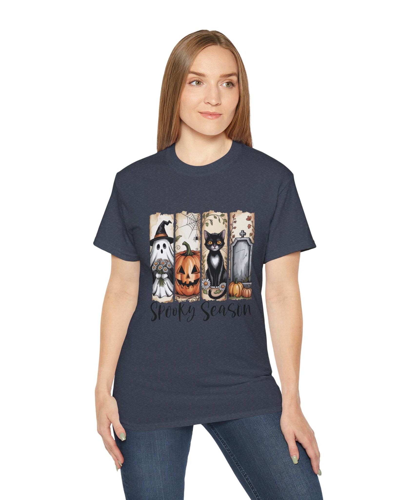 Unisex Spooky Season Tee - Inspirational Casual Wear, Christian T-Shirt, Motivational Gift, Faith-Based Apparel, Everyday Comfort - Gallory Hive