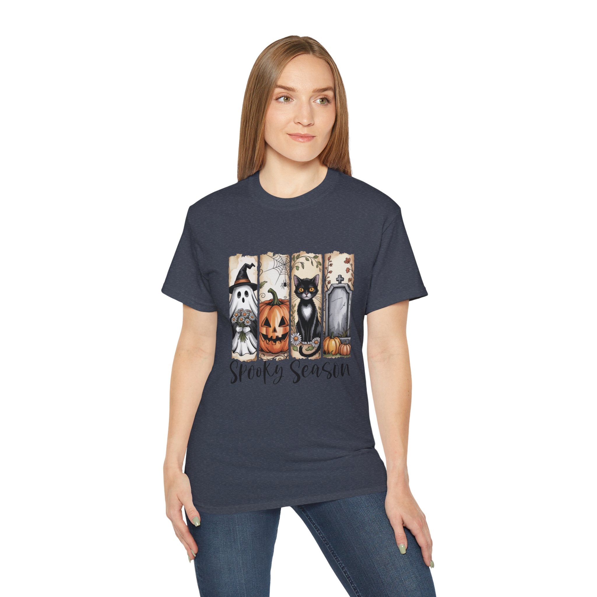 Unisex Spooky Season Tee - Inspirational Casual Wear, Christian T-Shirt, Motivational Gift, Faith-Based Apparel, Everyday Comfort - Gallory Hive