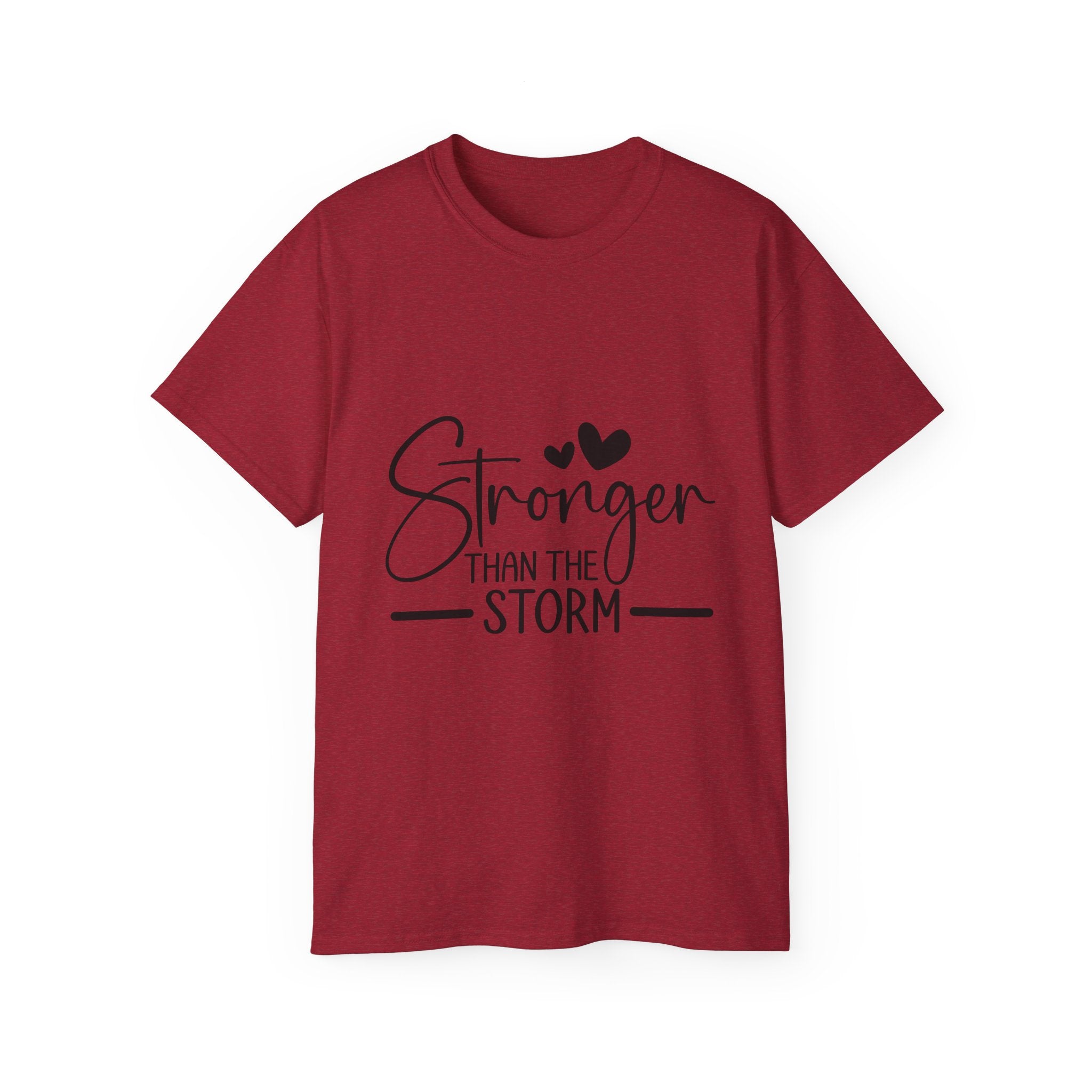Unisex Stronger than the storm Tee - Inspirational Casual Wear, Christian T-Shirt, Motivational Gift, Faith-Based Apparel, Everyday Comfort - Gallory Hive