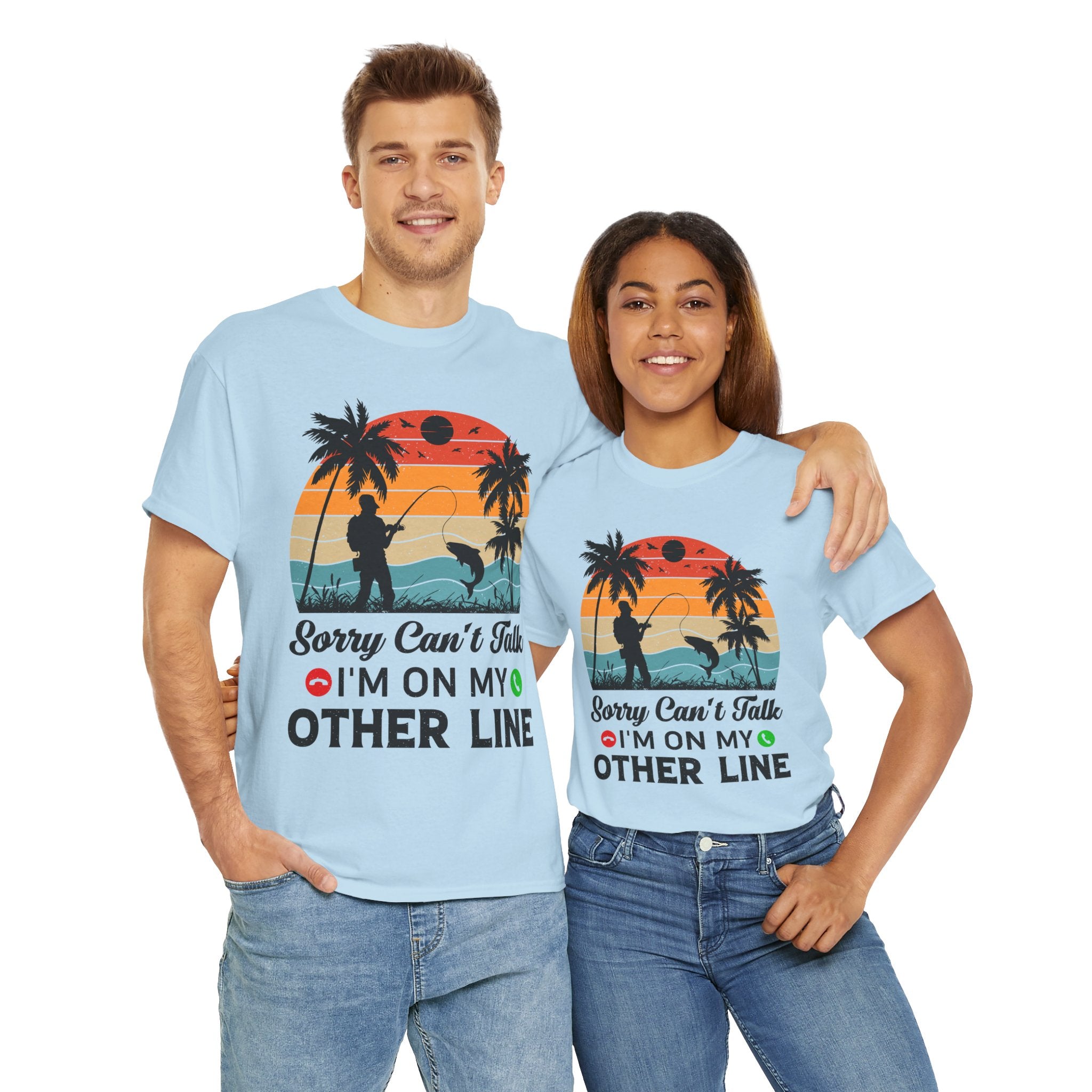 Funny Fishing T-Shirt – On My Other Line