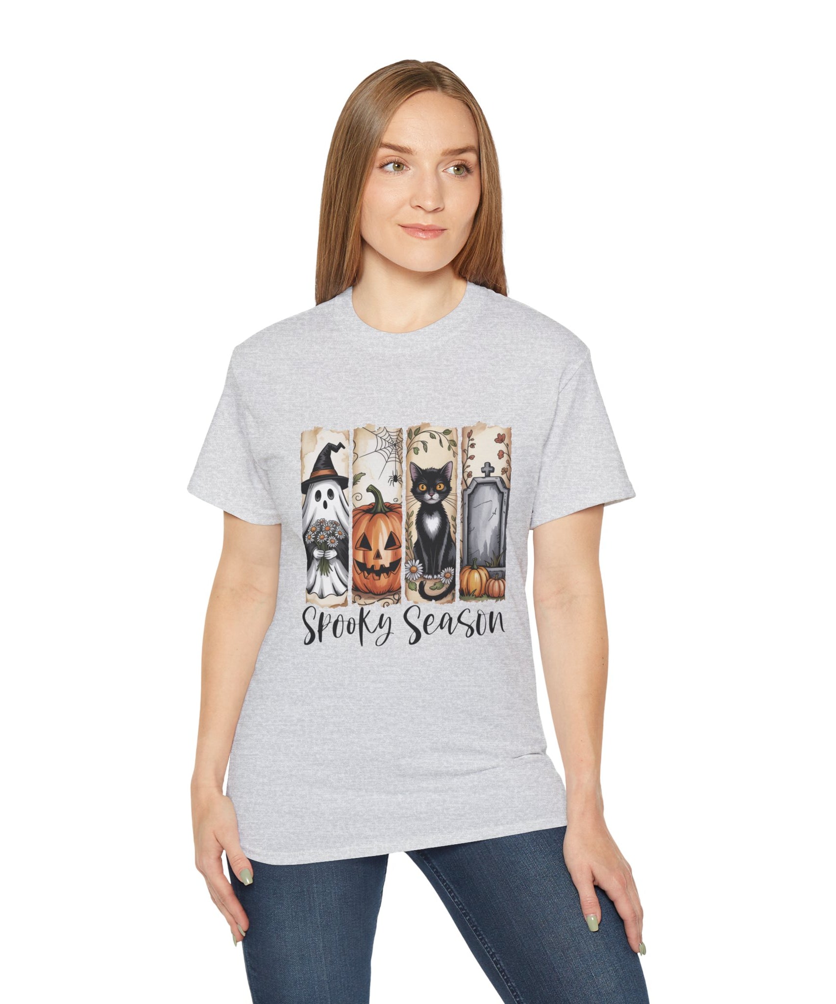 Unisex Spooky Season Tee - Inspirational Casual Wear, Christian T-Shirt, Motivational Gift, Faith-Based Apparel, Everyday Comfort - Gallory Hive