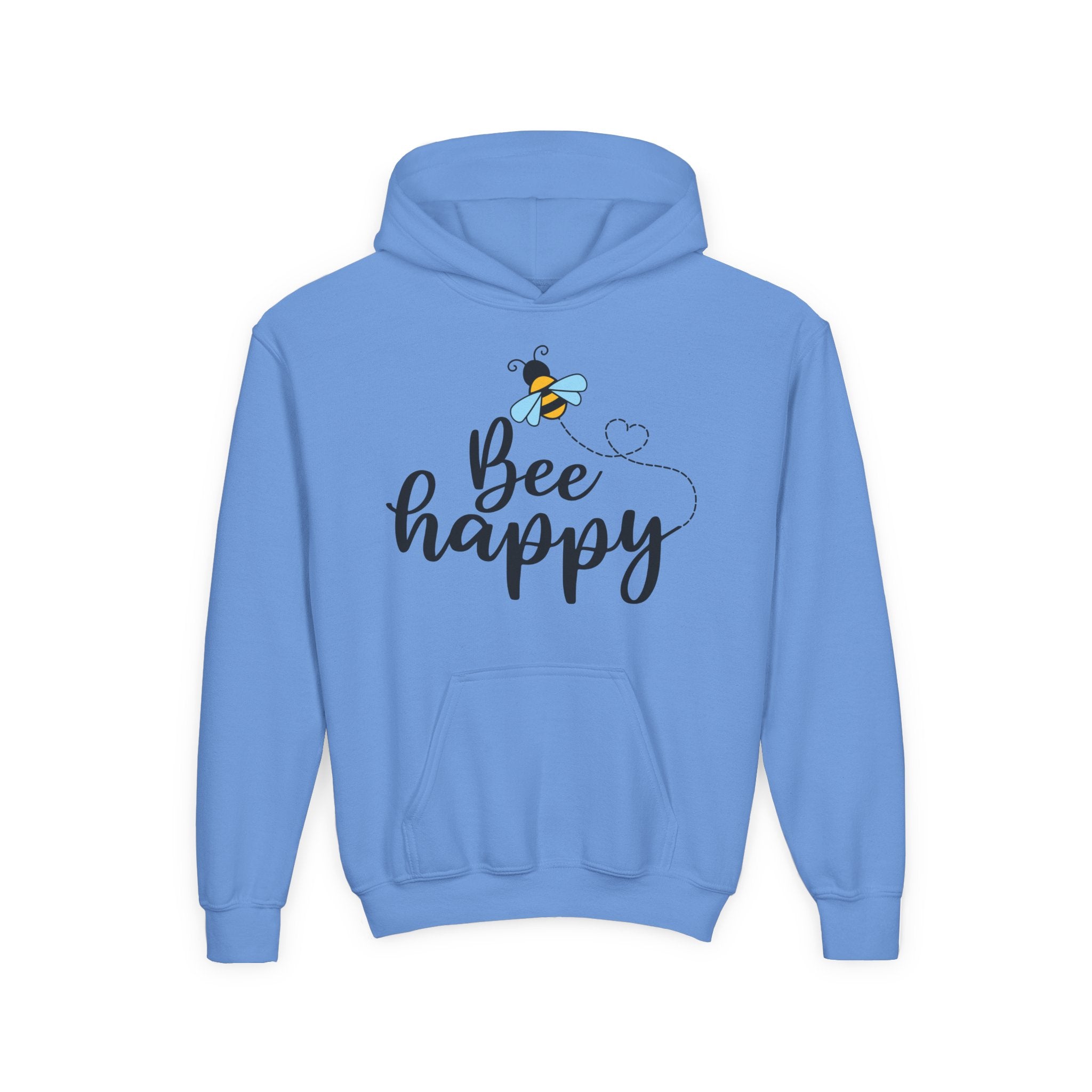 Bee Loved Unisex Kid's Hoodie – Whimsical Heart Trail Design