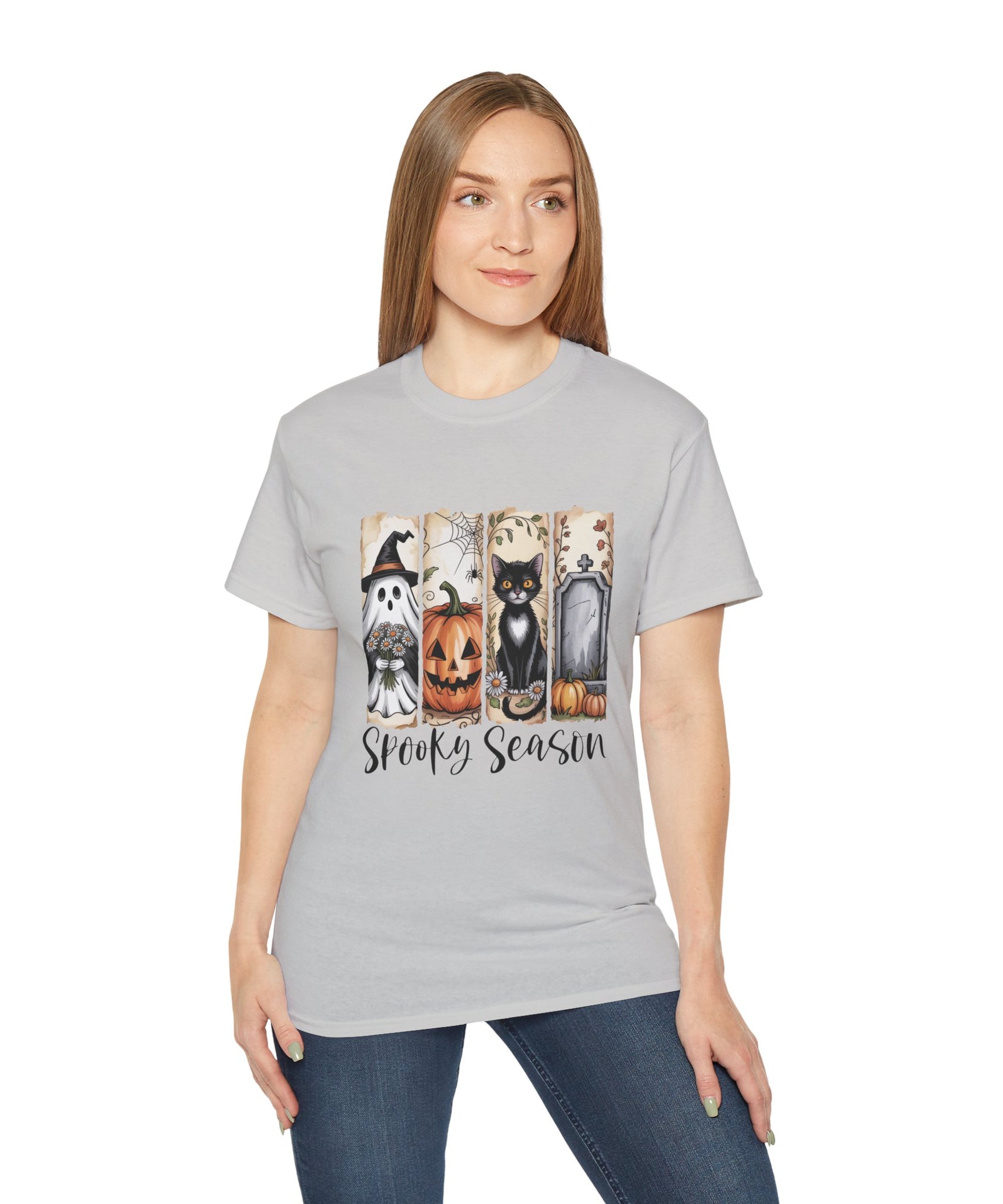Unisex Spooky Season Tee - Inspirational Casual Wear, Christian T-Shirt, Motivational Gift, Faith-Based Apparel, Everyday Comfort - Gallory Hive