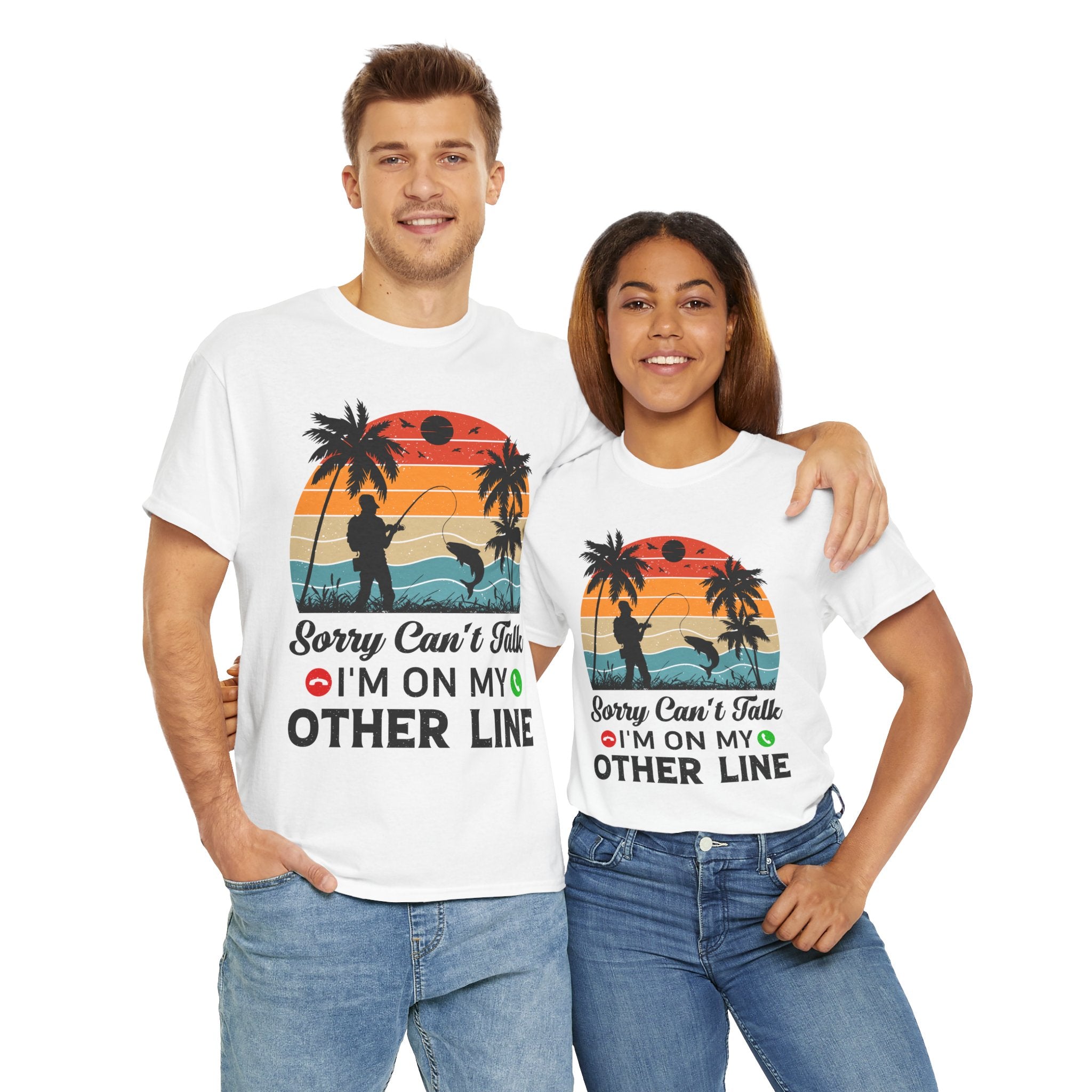 Funny Fishing T-Shirt – On My Other Line