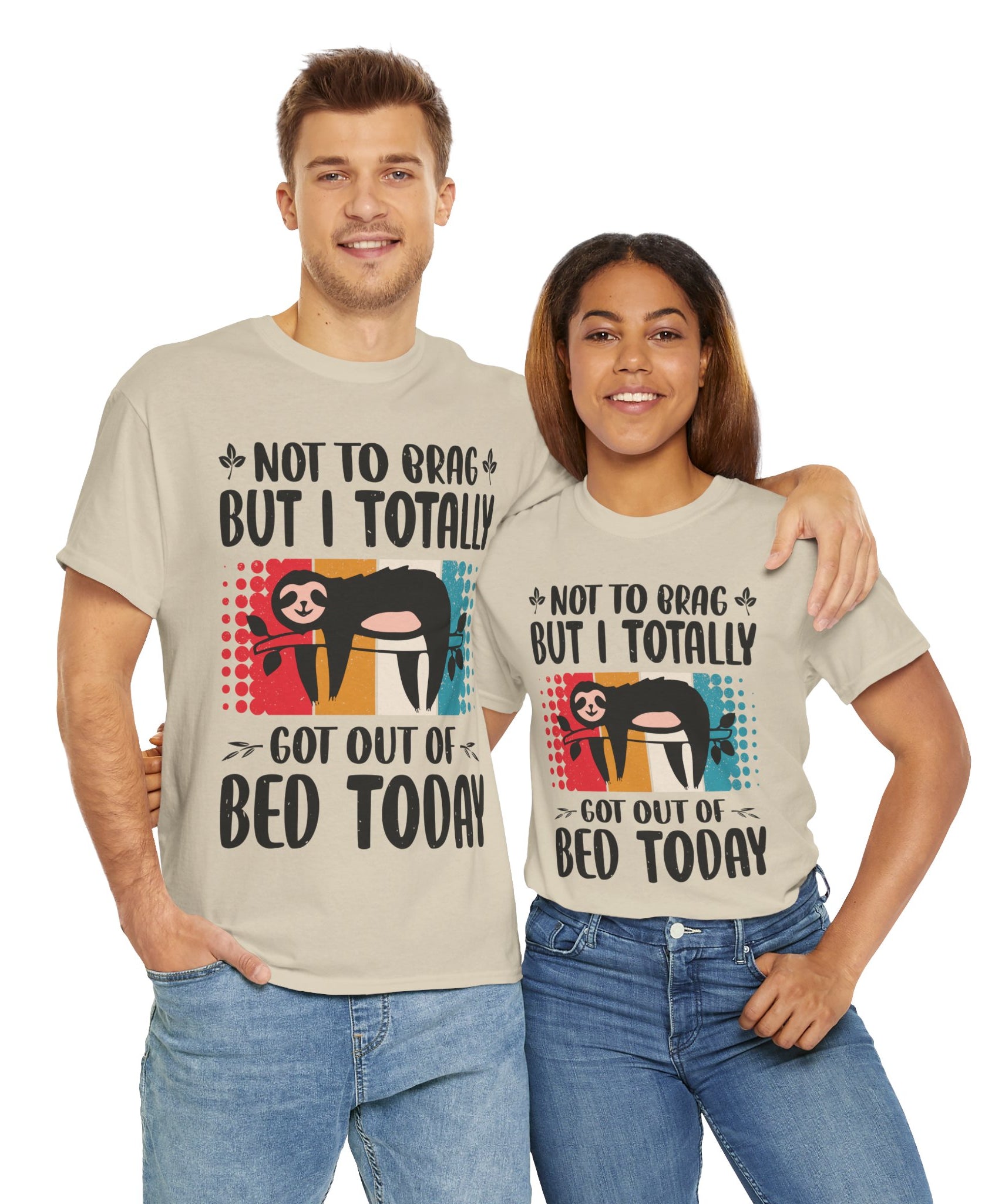 Vintage Got Out of Bed Sloth T-Shirt
