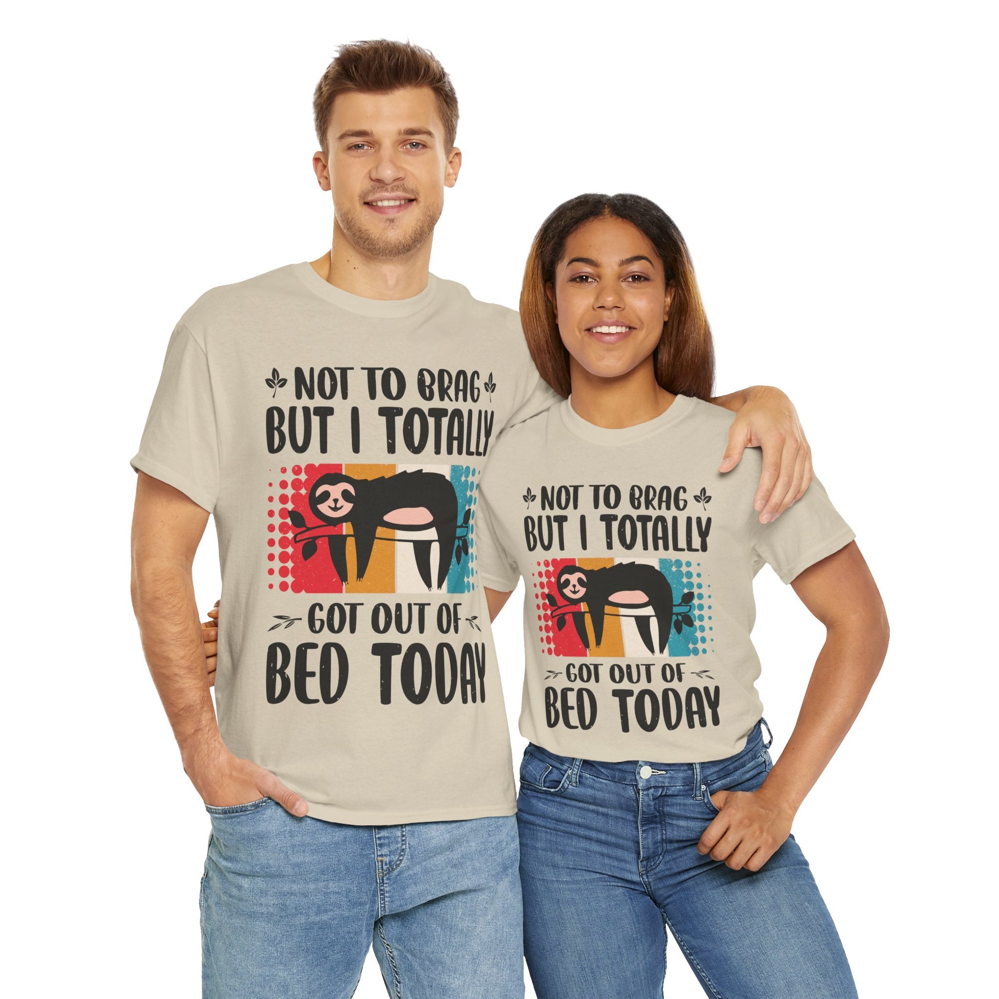 Vintage Got Out of Bed Sloth T-Shirt