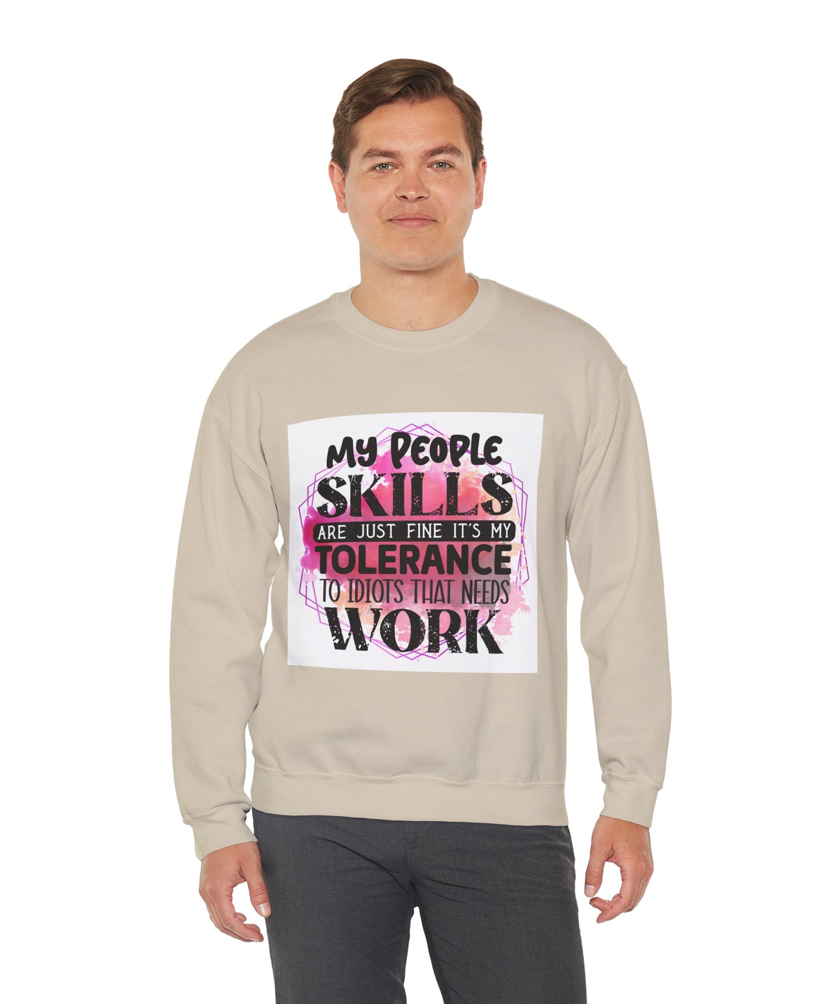 My people skills are just fine Quote Unisex Sweatshirt - Casual Humor Apparel, Gift for Friends, Family - Gallory Hive