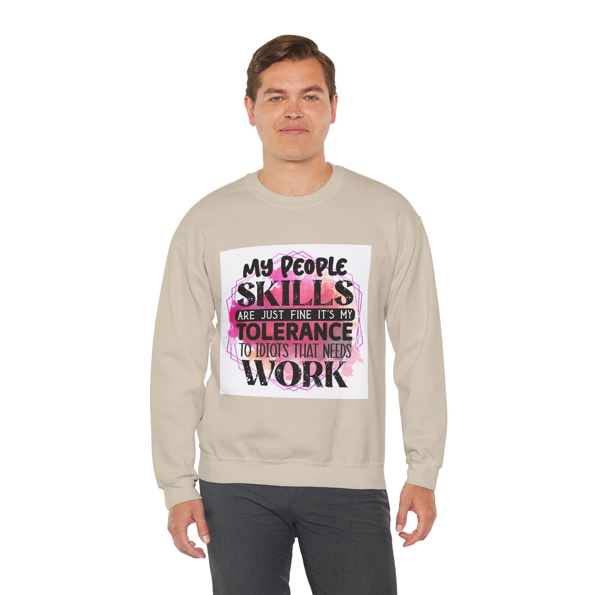My people skills are just fine Quote Unisex Sweatshirt - Casual Humor Apparel, Gift for Friends, Family - Gallory Hive
